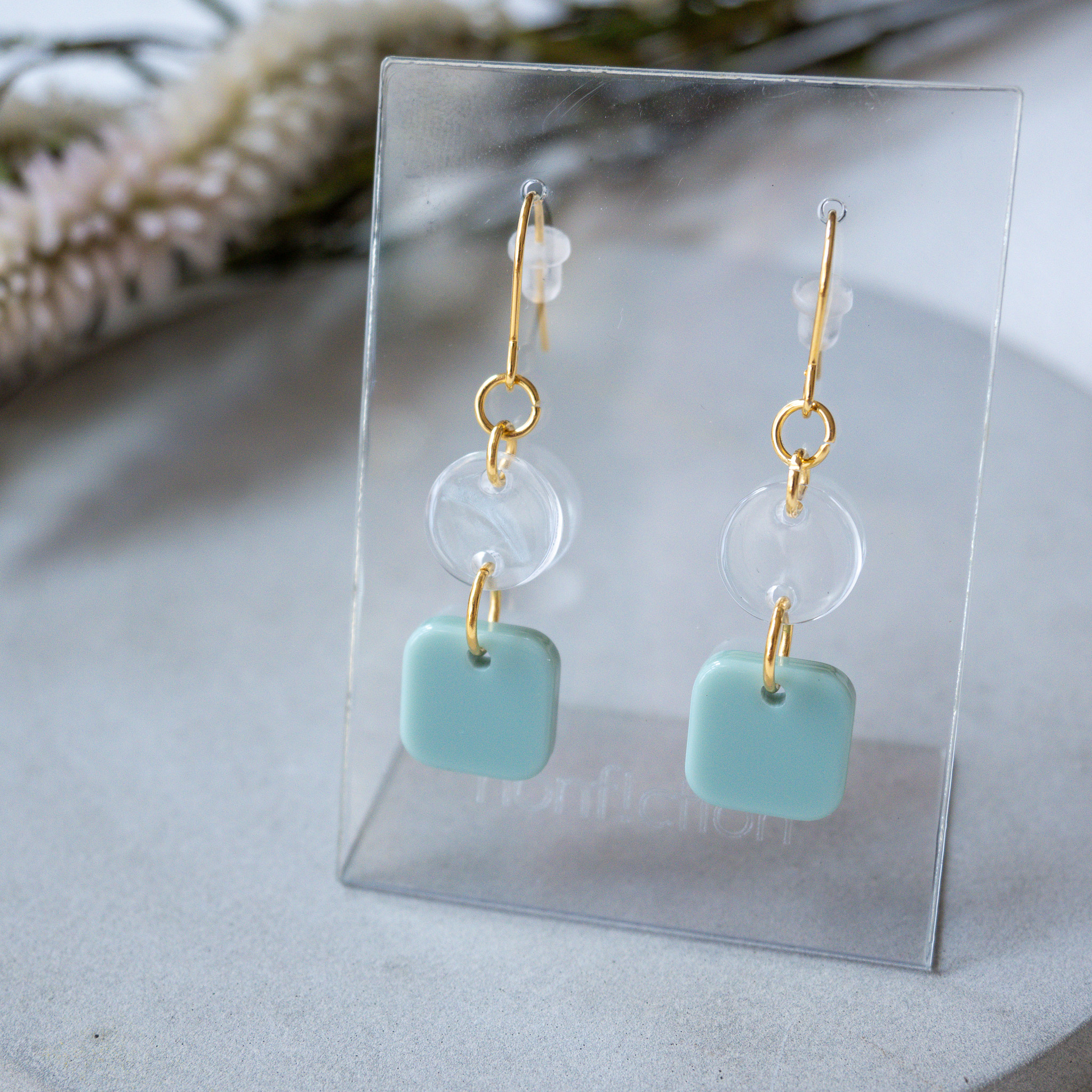 [nonf!ction] DROP | 綠色 | 耳夾 | NO.48