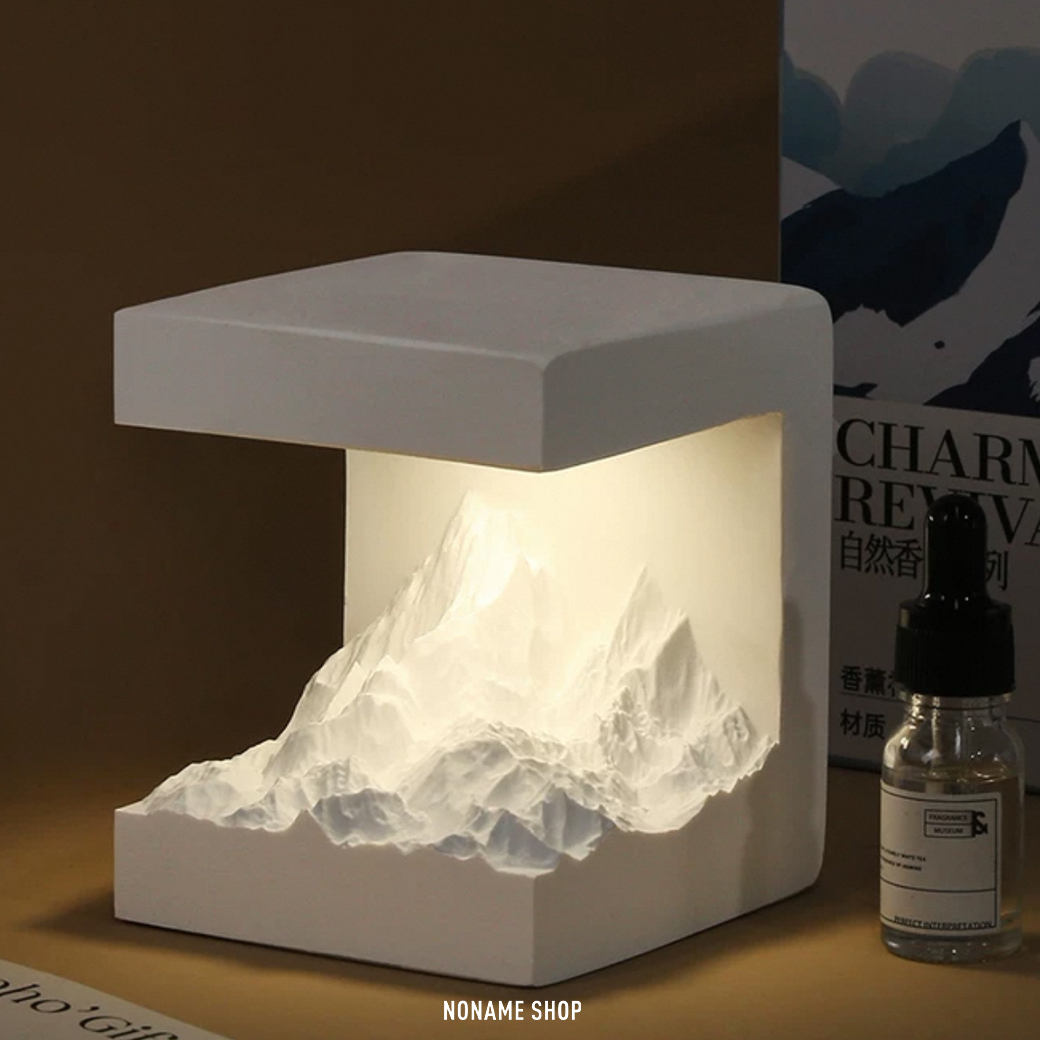 雪山 香氛 擴香石 夜燈 擺飾