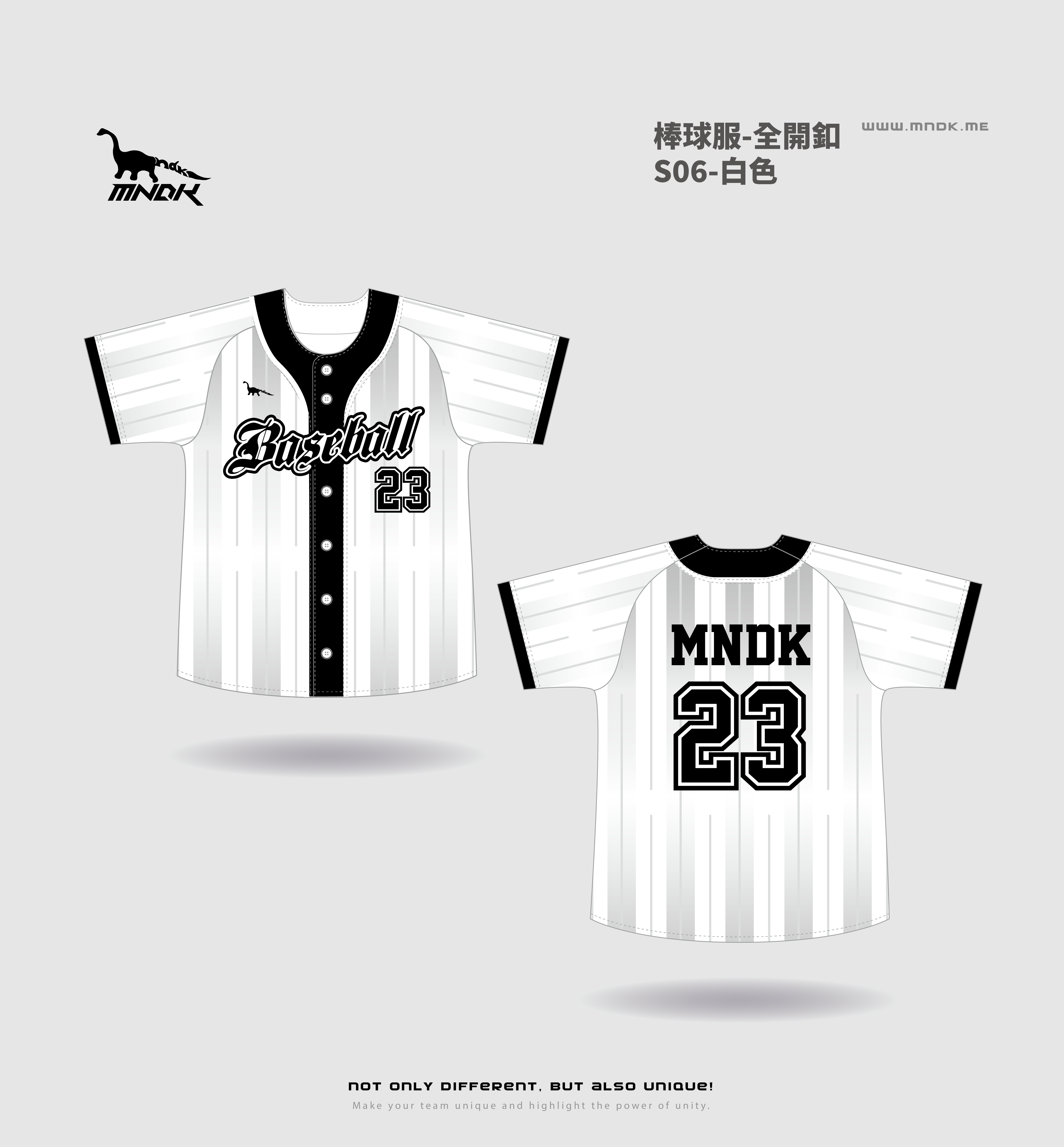 MNDK莫納帝克｜客製化團體服｜專業運動服｜公司制服｜台中-棒球S06