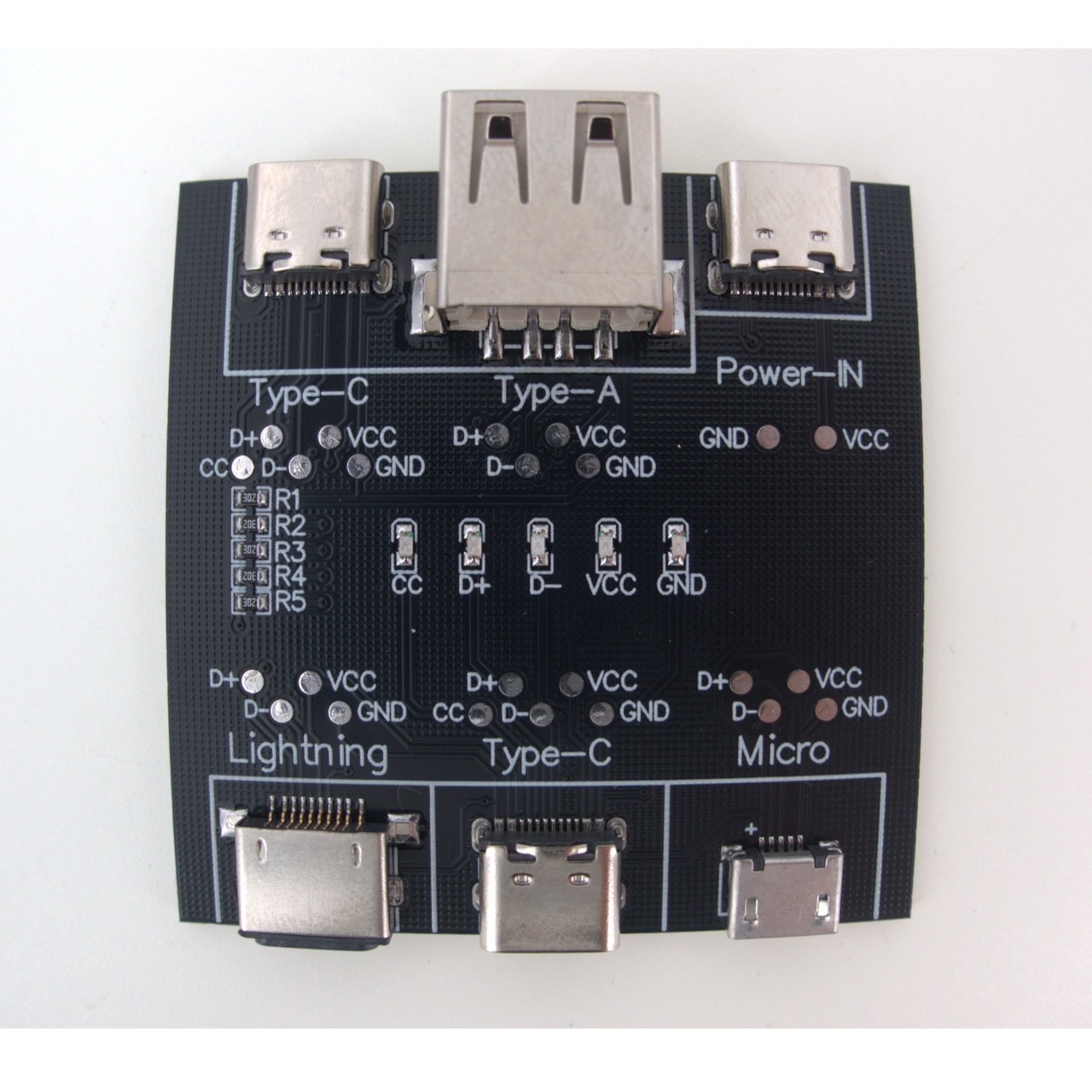 數據線檢測板 DT3 蘋果 安卓 type-c 手機數據線 快速檢測小板 測試充電線異常 USB數據線檢測板