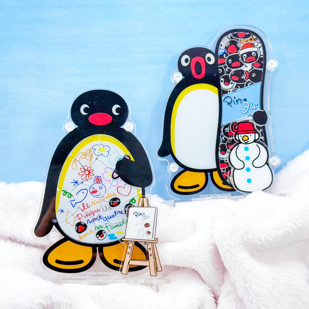 Pingu企鵝家族-壓克力拼圖系列擺飾