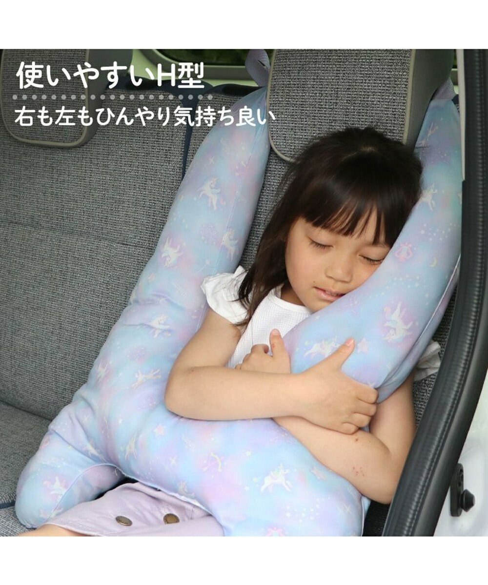 Usamomo UM 獨角獸 涼感H型安全帶抱枕 (兒童安全座椅 或 增高座墊亦可使用)