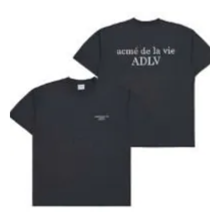 [S] ADLV BASIC LOGO SEASON2 SHORT SLEEVE T-SHIRT R,NAVY, 24RP-TP-SS-LG-BST-NVY (SAV405)