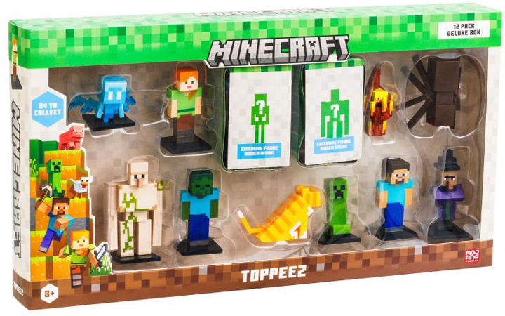 MINECRAFT 3D公仔十二入豪華組(隨機出貨)