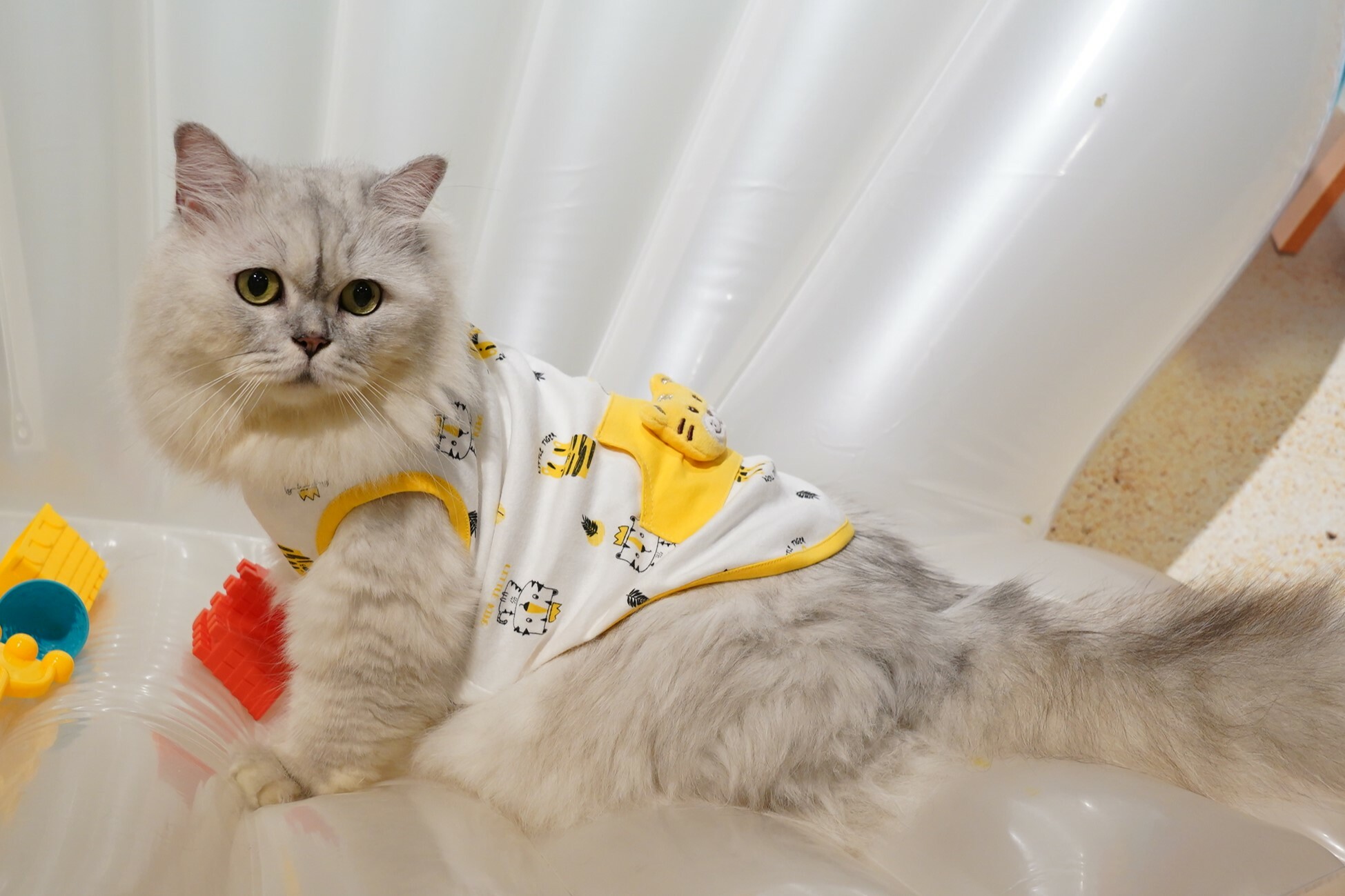 Little Tiger Vest Tee (Yellow)