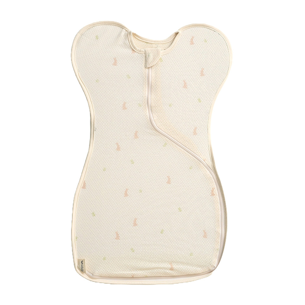 lolbaby 韓國 蝶型包巾baby swaddle 0-5m免脫換尿布-S號｜空氣衣款｜哈囉兔兔