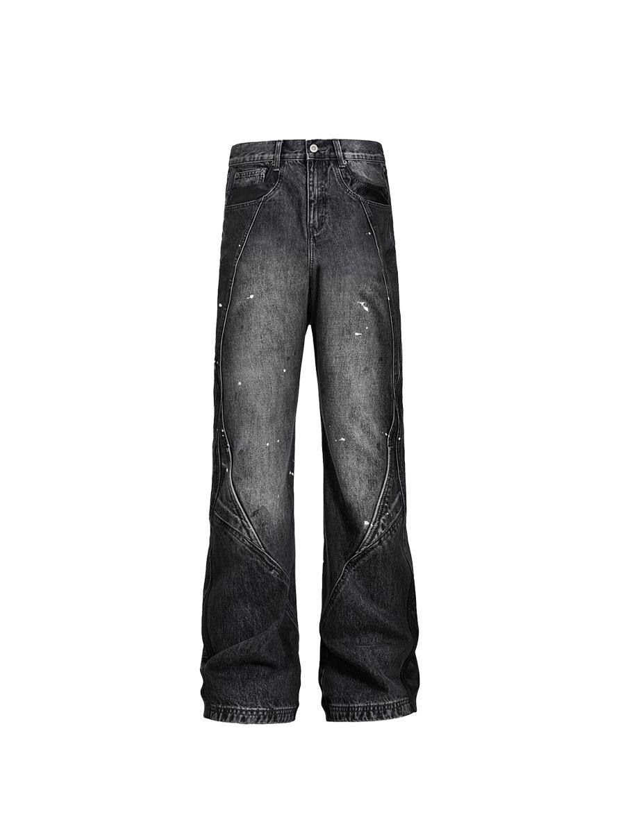 CATSSTAC 毒液潑墨 牛仔褲