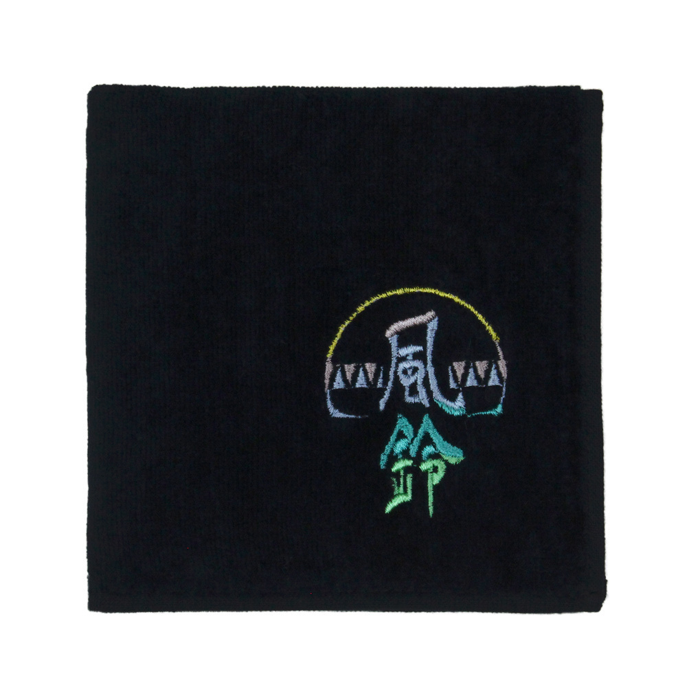Cospa 0317 風鈴高校 刺繍ハンドタオル [WIND BREAKER] BLACK