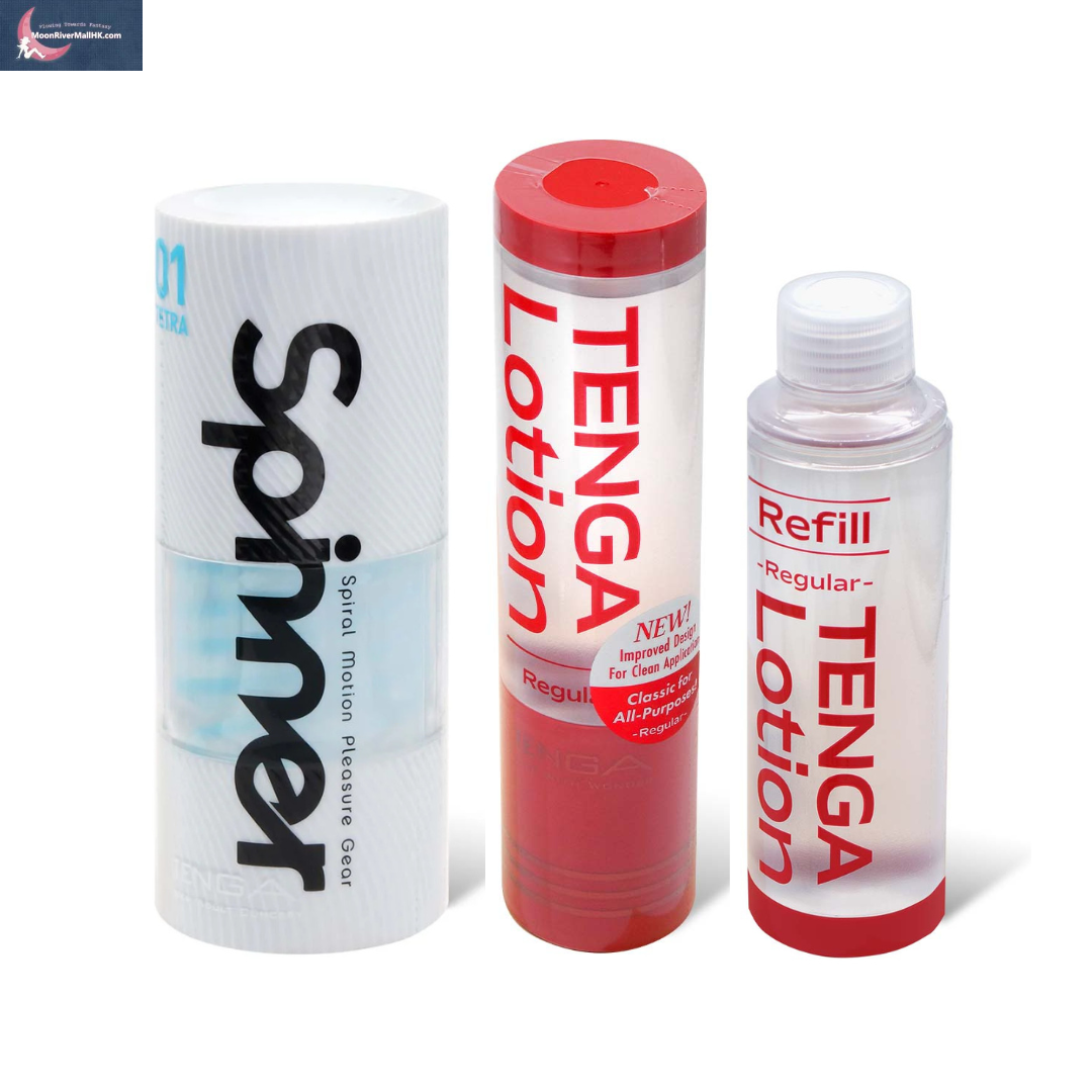 TENGA Spinner 01 波刀紋 & 潤滑劑 x 2支