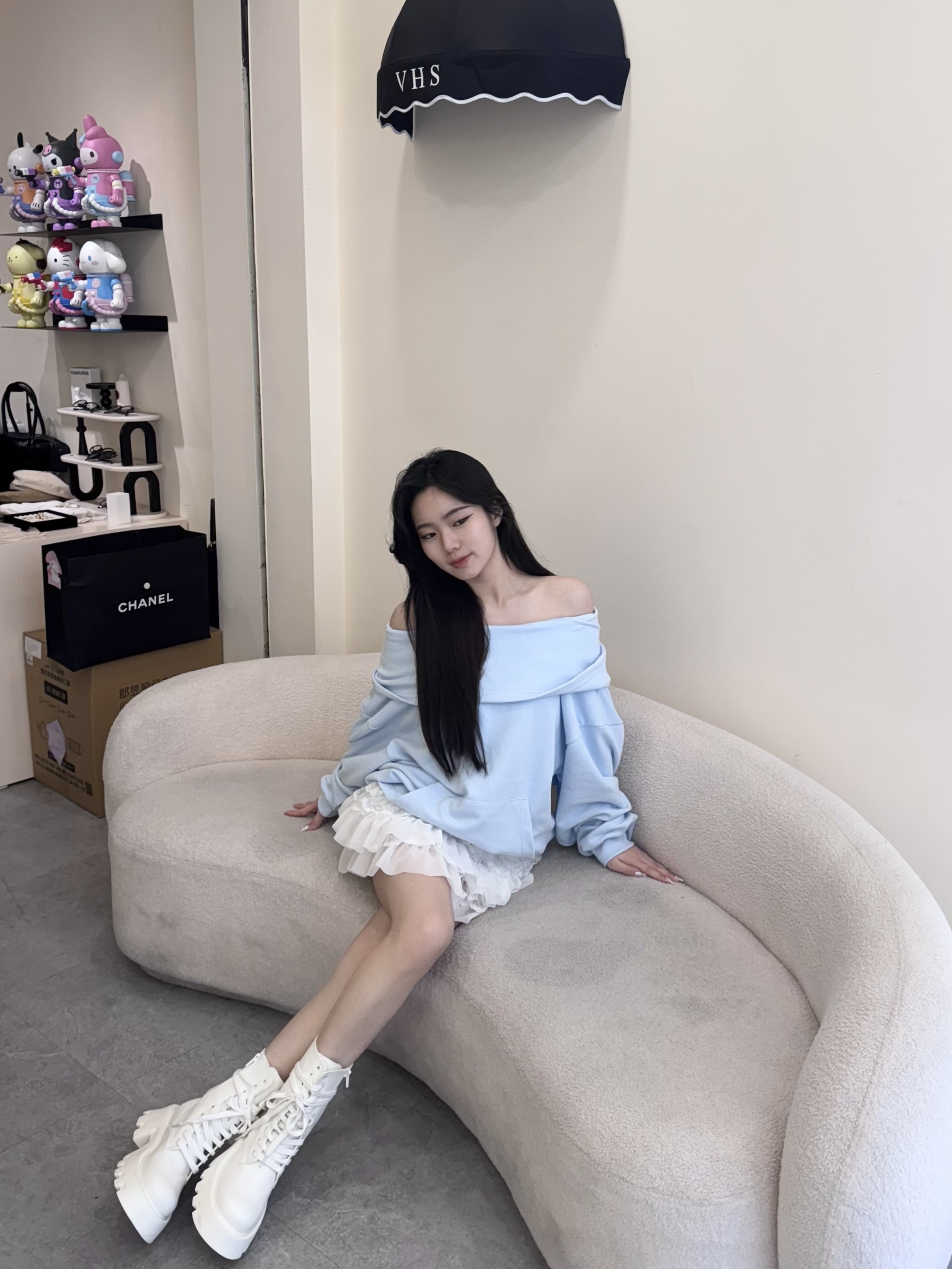 慵懶連帽衛衣🤍（薄款）