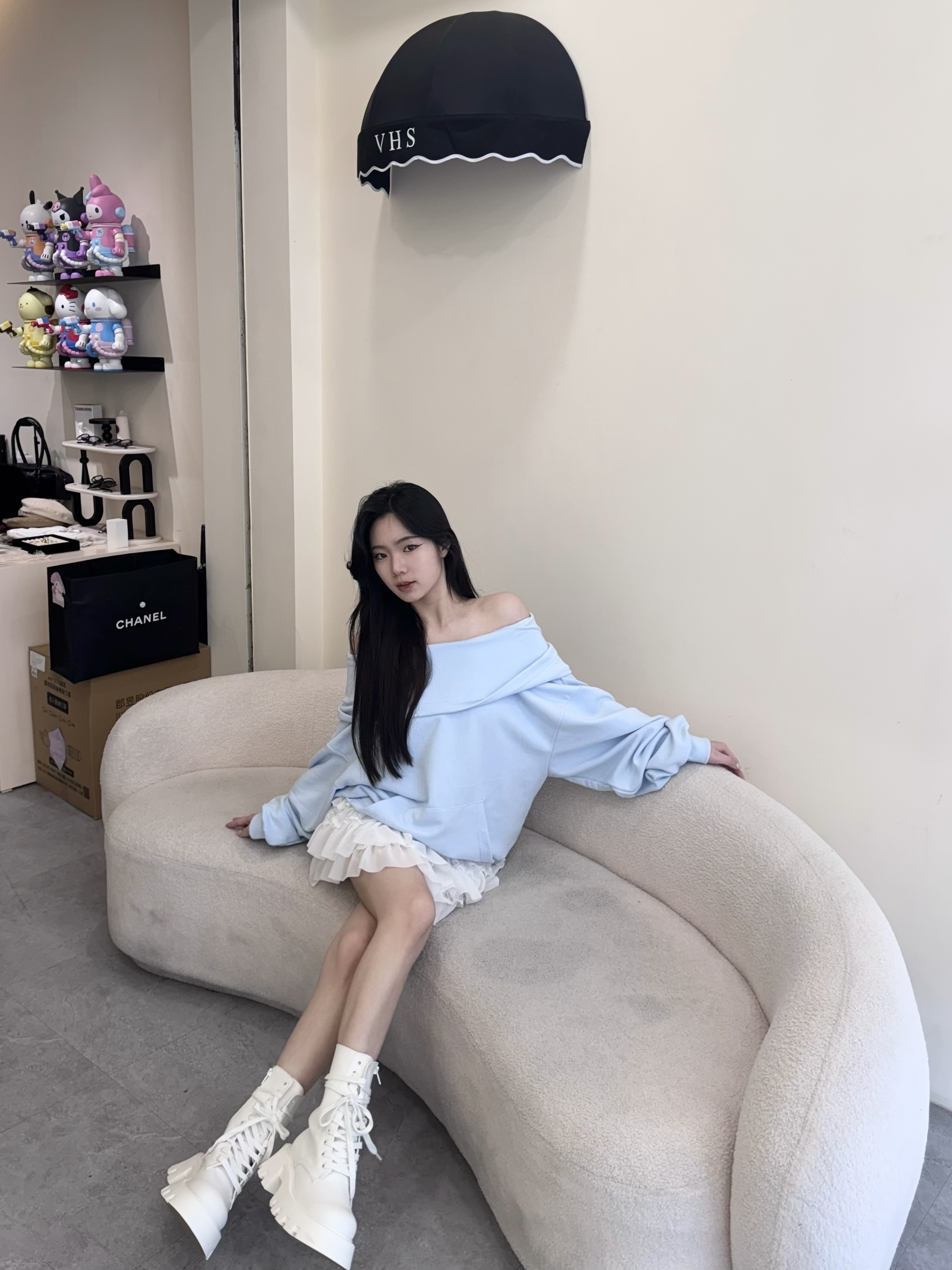 慵懶連帽衛衣🤍（薄款）