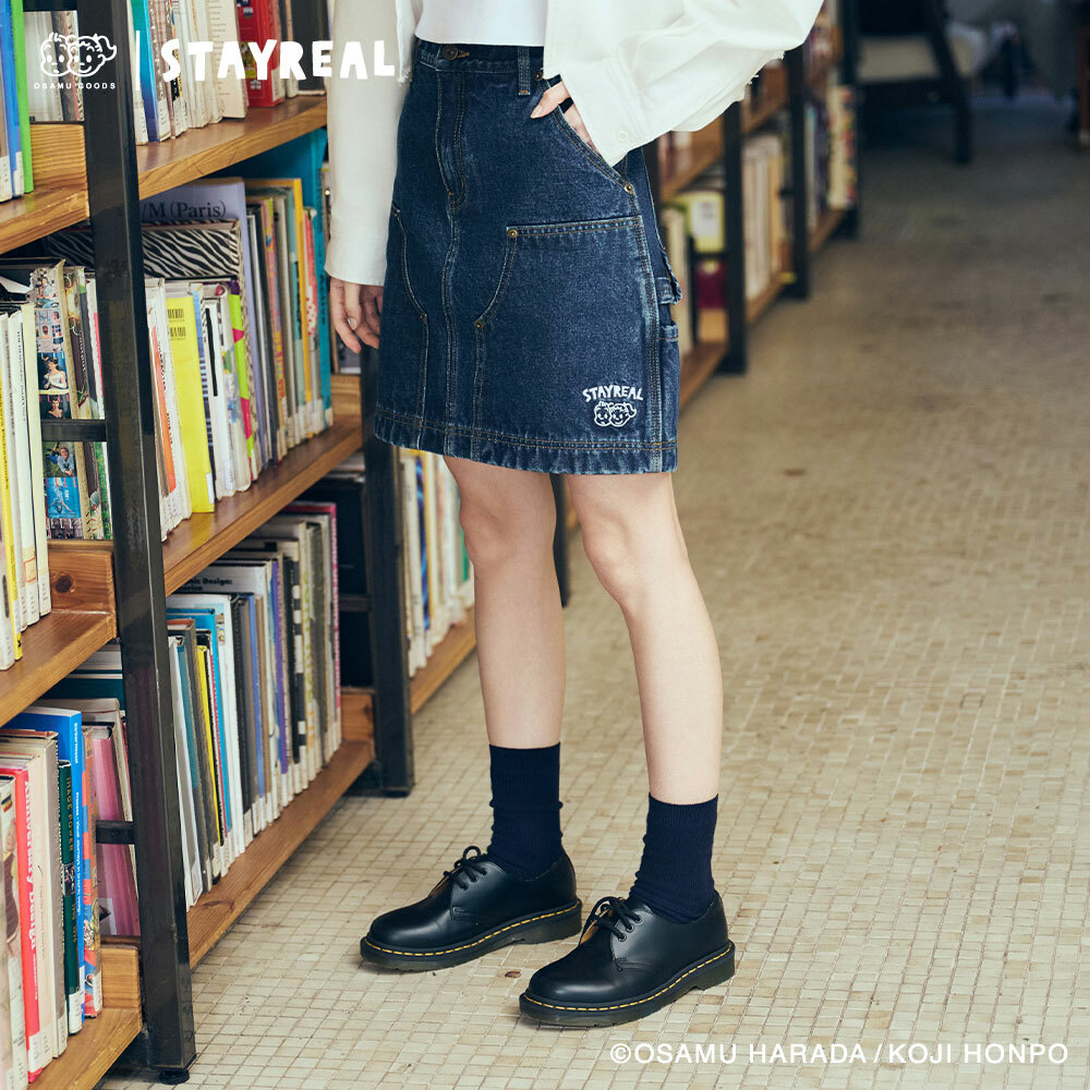 Stay Real STAYREAL x OSAMU GOODS 原田治丹寧短裙