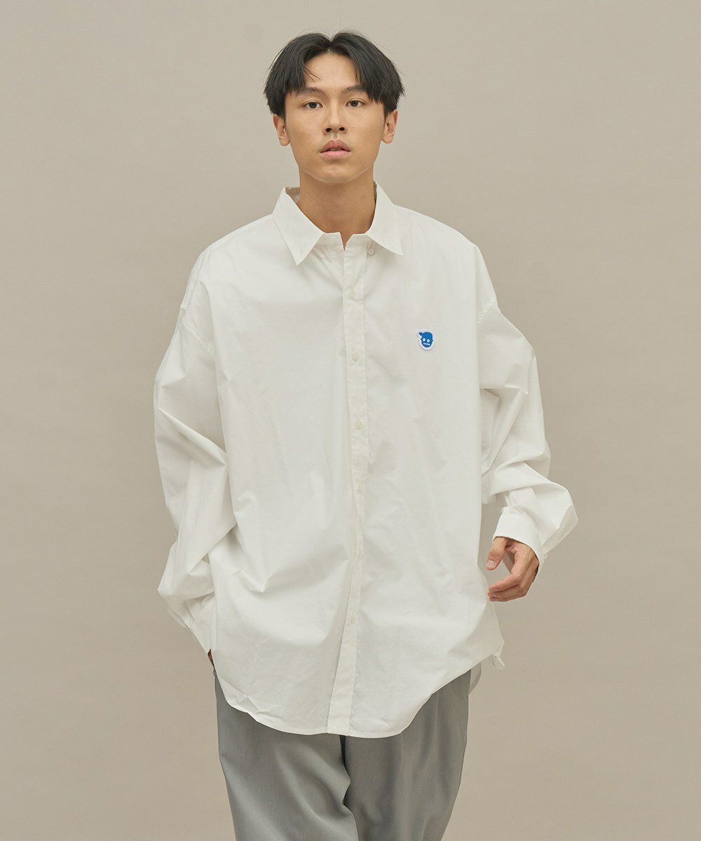 【直播】plain-me TW031321 小P社長logo素面BD襯衫