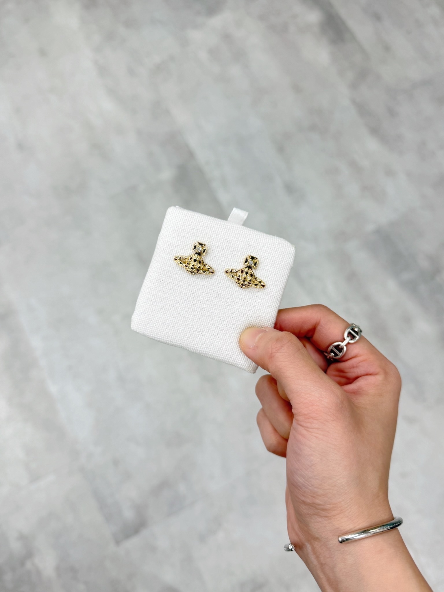 Outlet Vivienne Westwood Harlequin Bas Relief Earrings