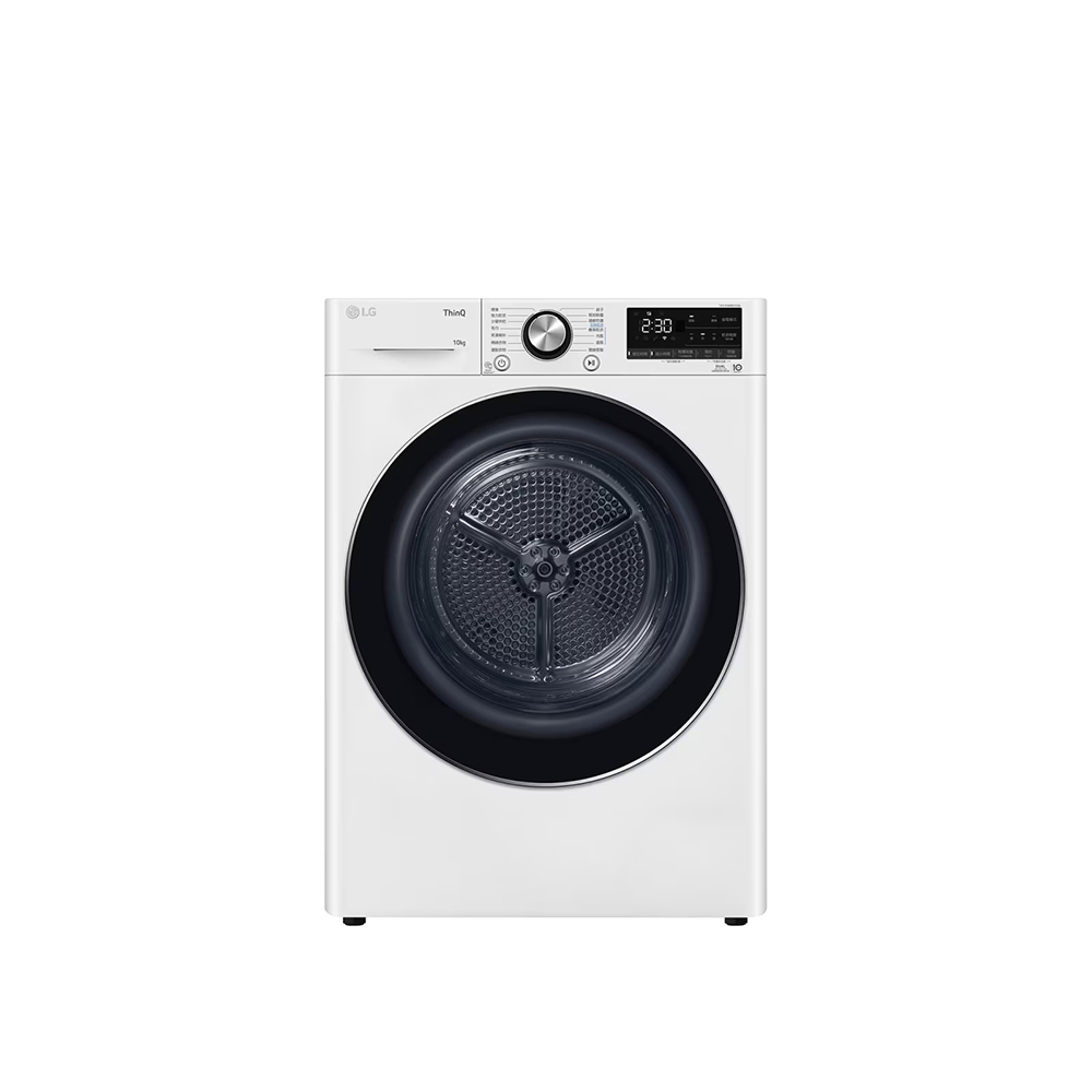 LG |10公斤雙迴轉變頻免曬衣乾衣機｜冰瓷白 WR-100VW