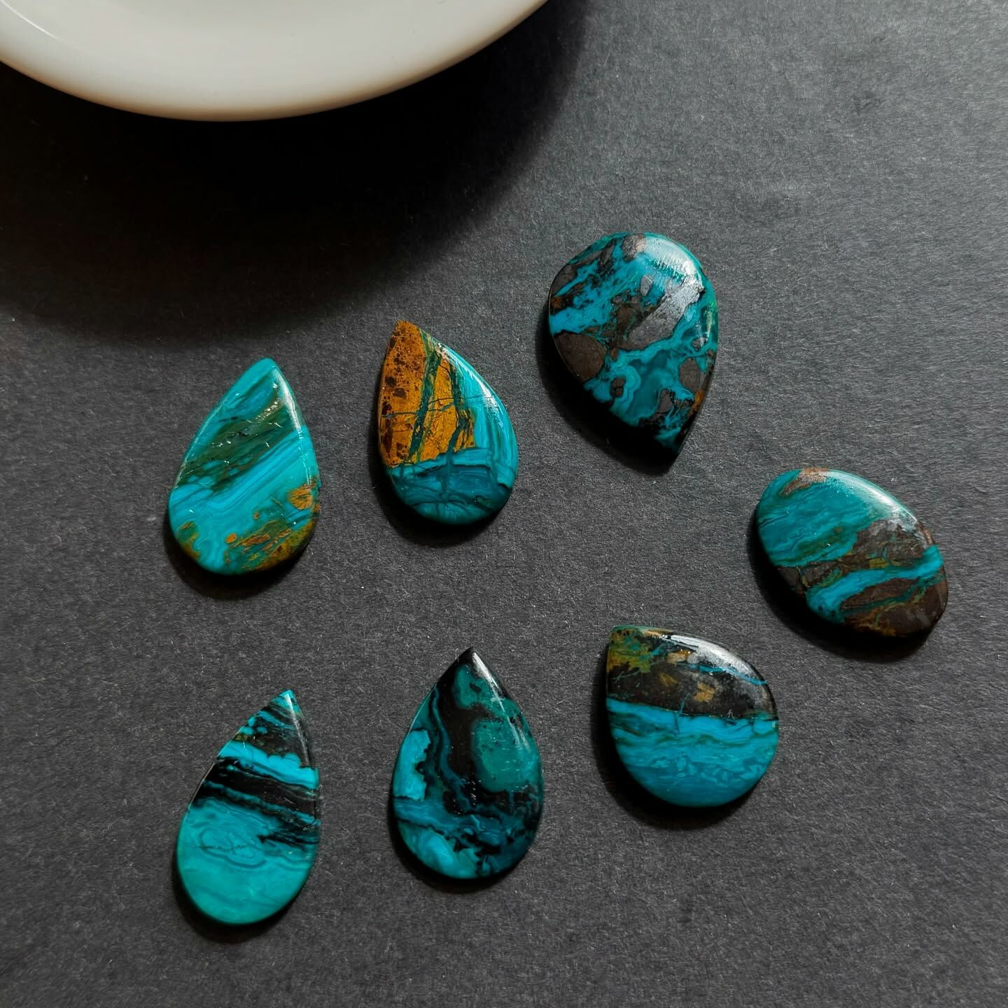 [原石] 印尼藍蛋白石 水晶蛋面 水晶墜面