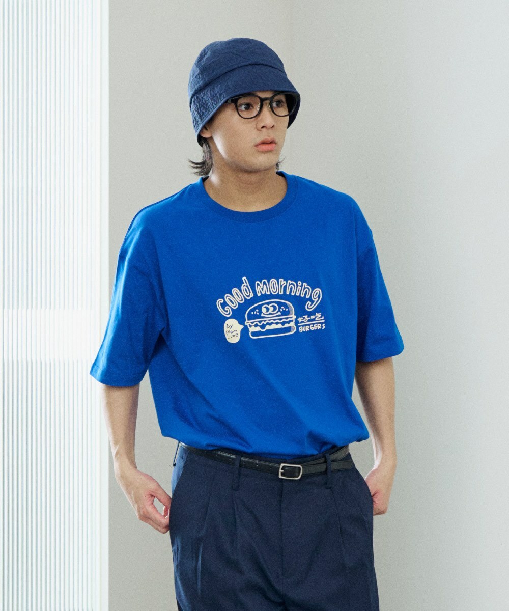 【直播】美芝城 x plain-me TW031329 漢堡短袖上衣