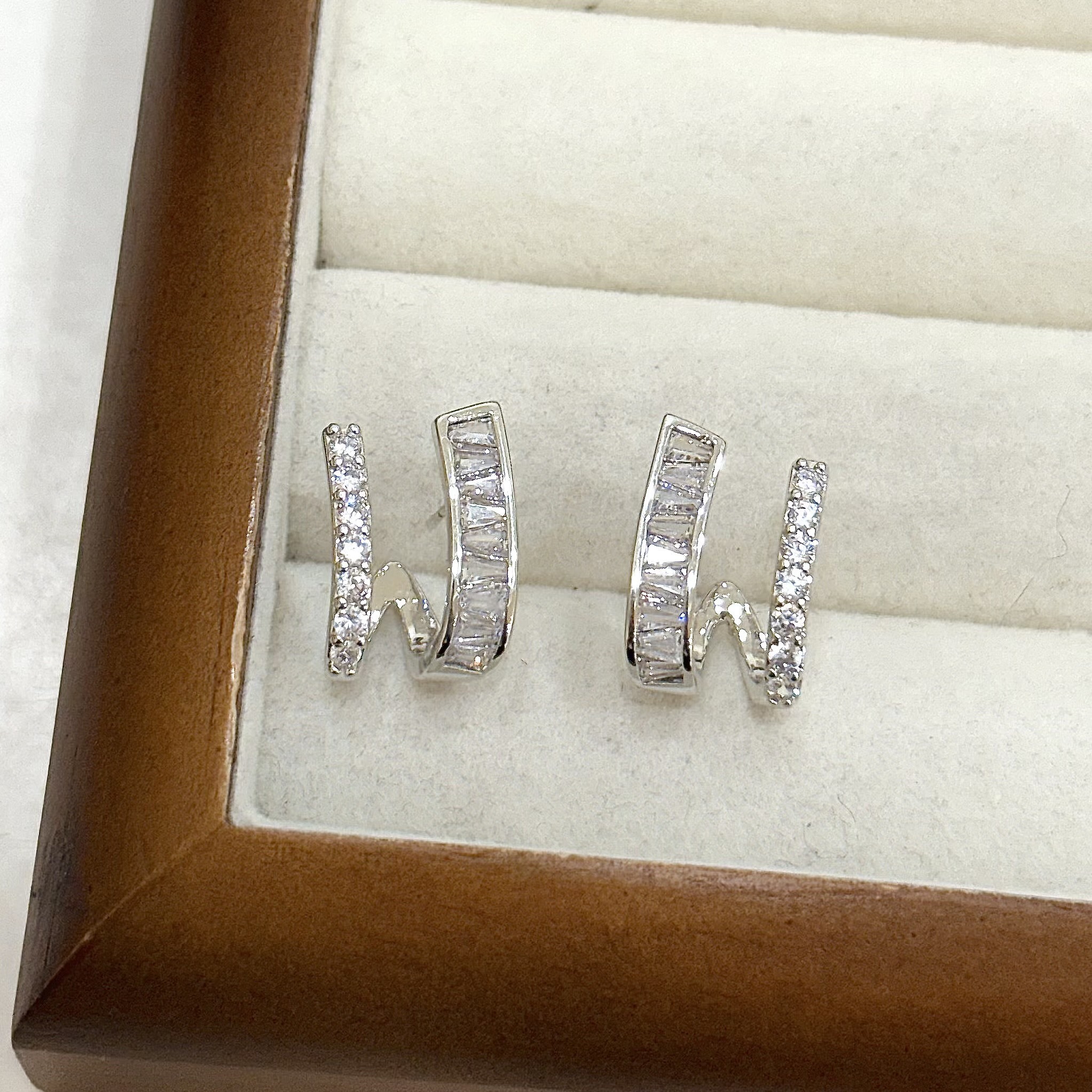 M29鋯石珍珠雙層C字圈