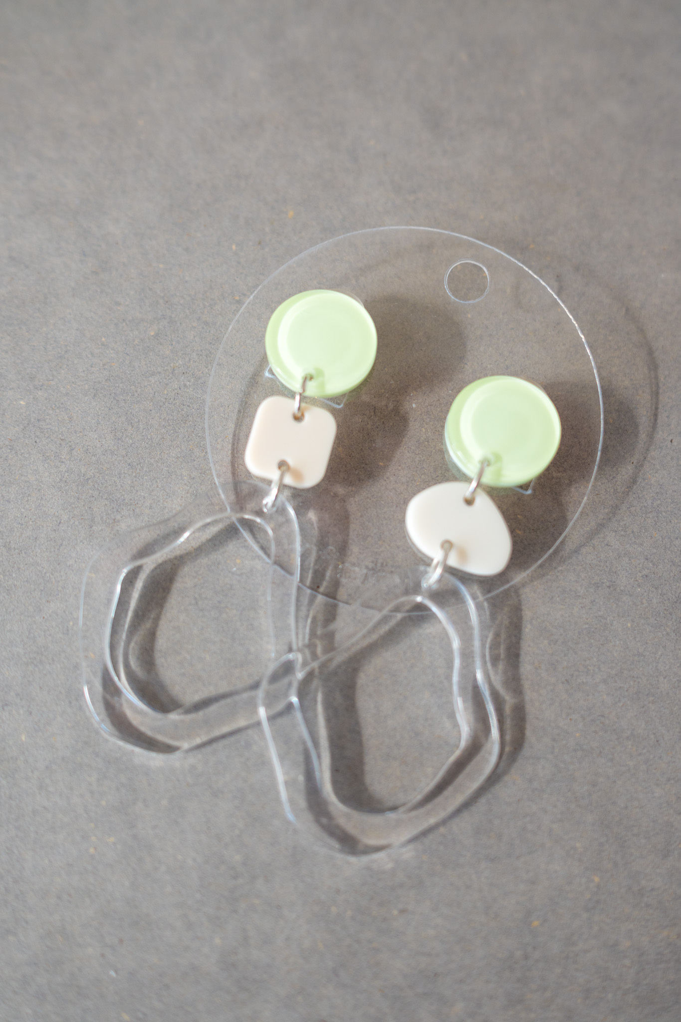 [nonf!ction] IROIRO | 透綠色 | 耳夾 | NO.73