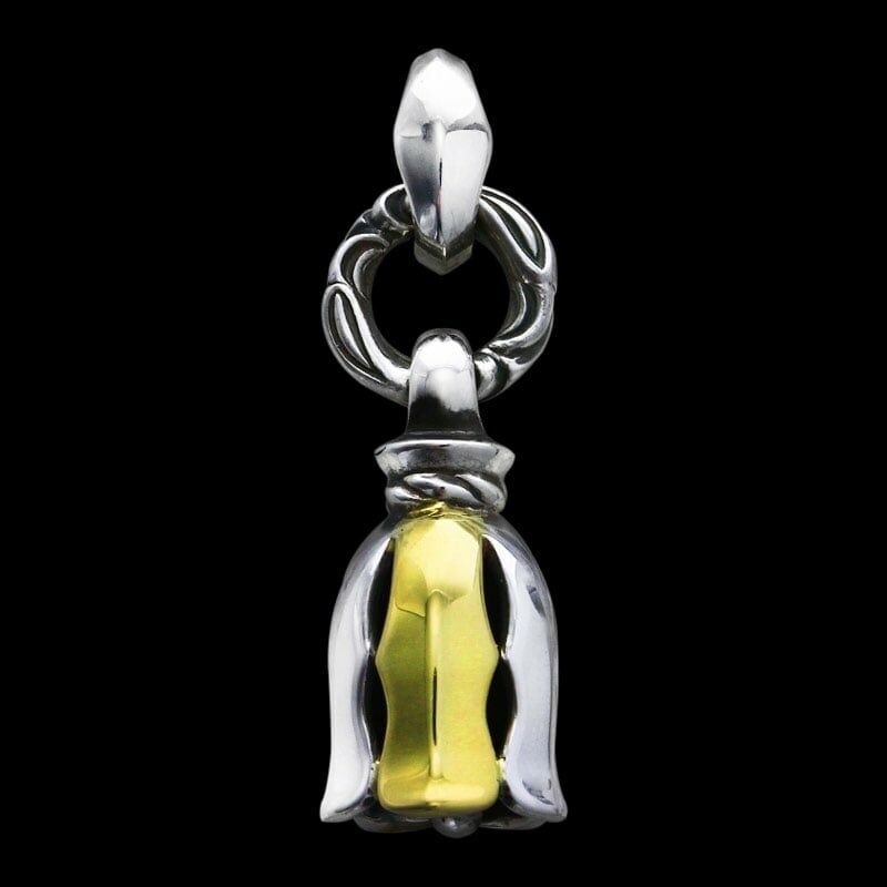 Mating Flight Pendant: Silk Bell with K18 Gold Petal