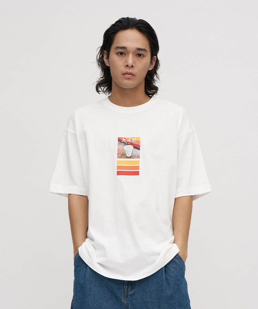 【直播】plain-me TW031337 早餐店圖鑑短袖上衣(大冰奶)