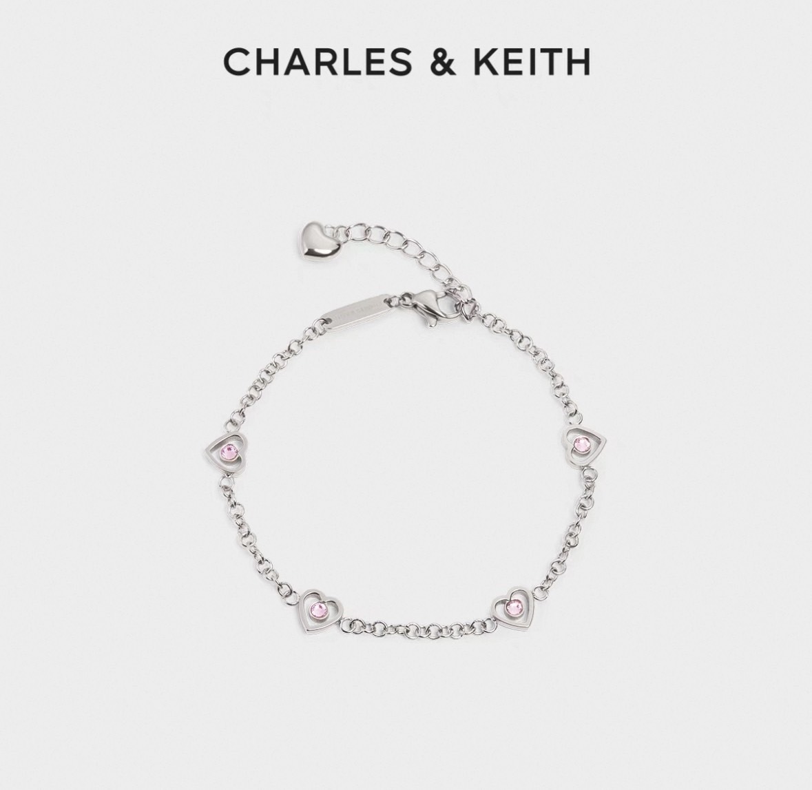 #現貨 小ck Malorie 水鑽愛心手鍊 心跳華爾滋系列