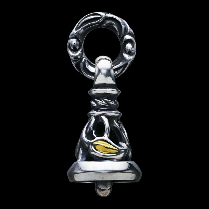 Crane Bell with 18K Yellow Gold Eyes