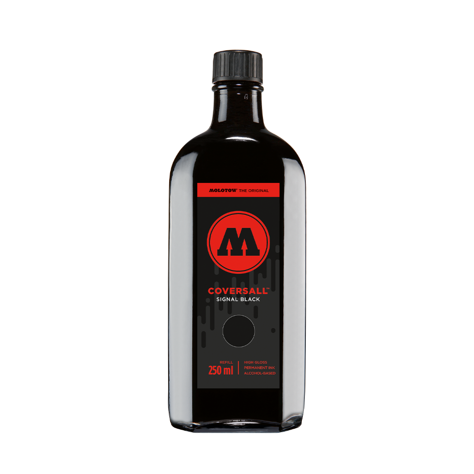Coversall Permanet black ink refill 691760