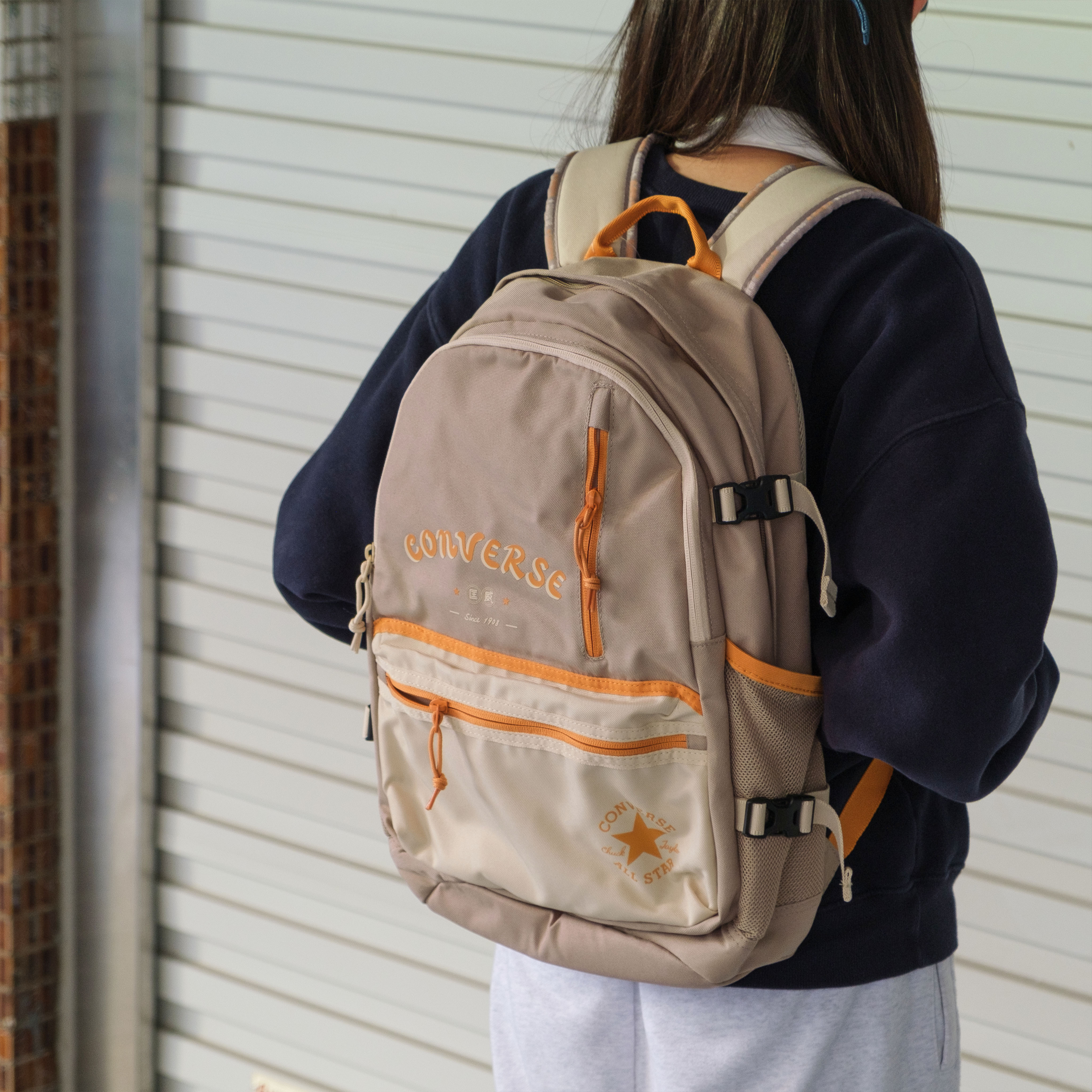 【現貨】Converse 後背包 白綠色 奶茶色 10026178-A03 10026178-A04