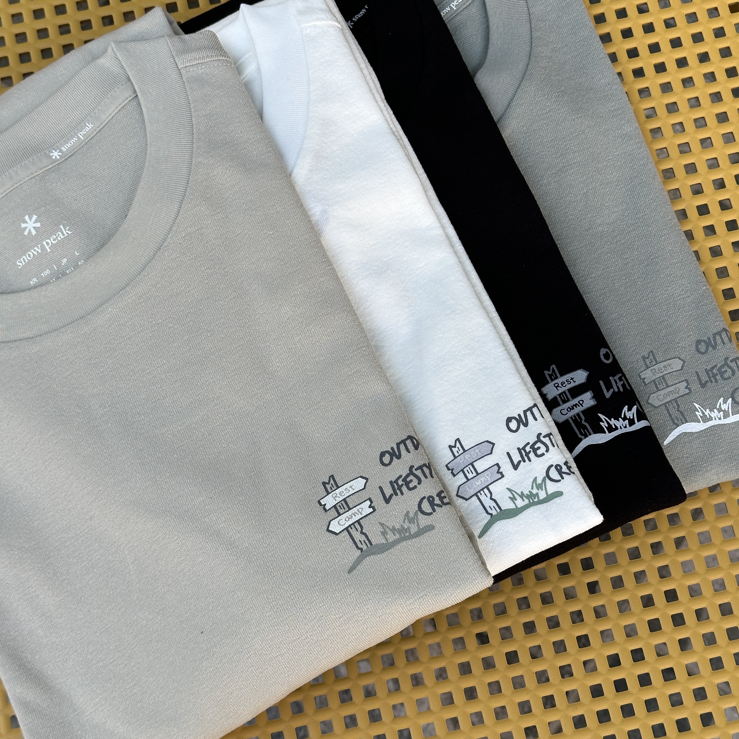 【現貨】snow peak Sorona Gear Short Sleeve T-shirt 25SS露營圖像短tee S25MUFTS70 速乾