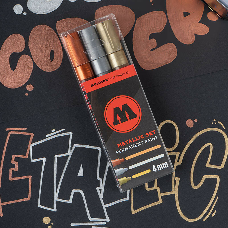 MARKER Metallic Set 4 mm