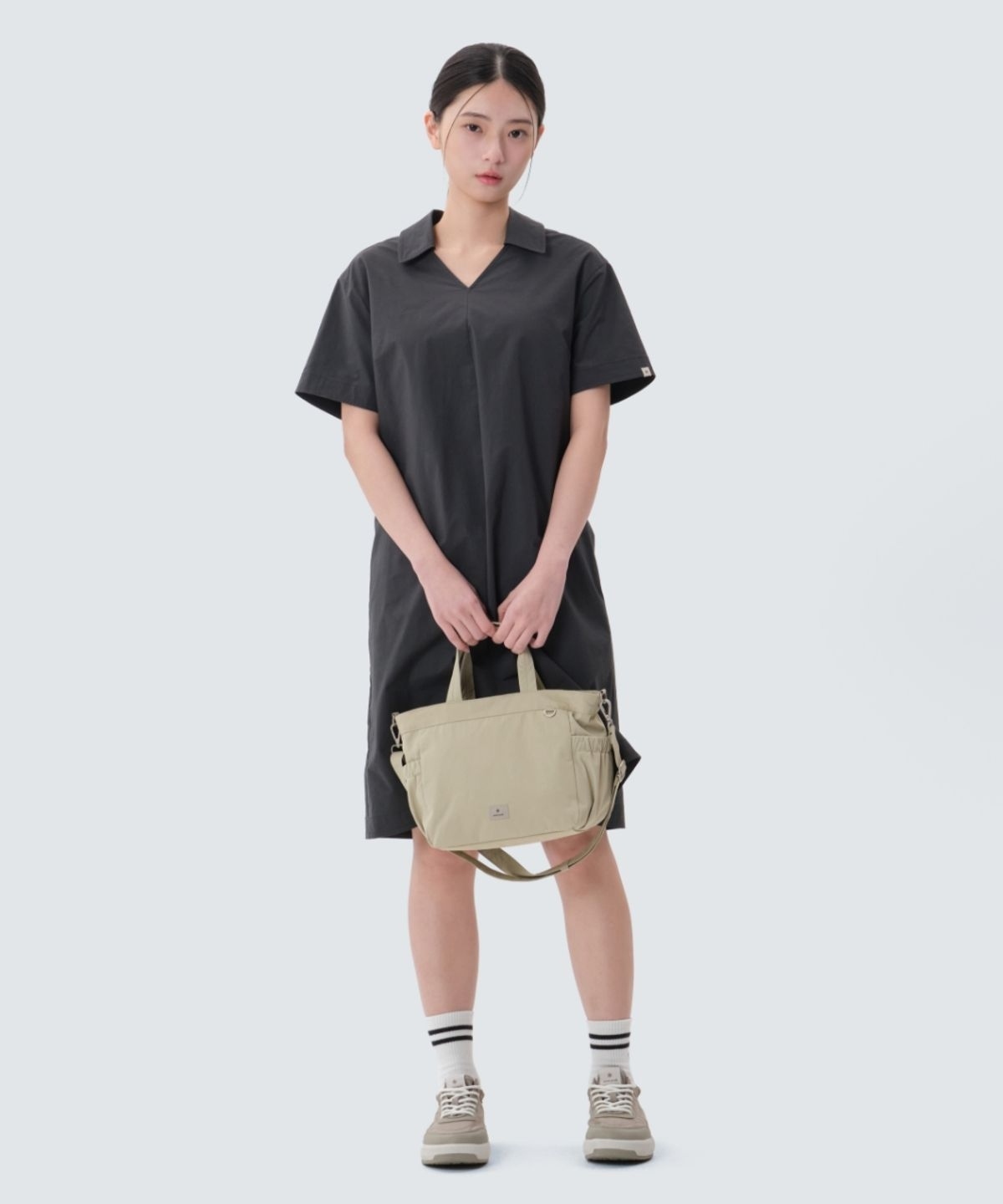 【代購】Snow Peak 雪諾必克 女 Work Collar Neck Dress 短袖 裙裝 S25SWFOP13
