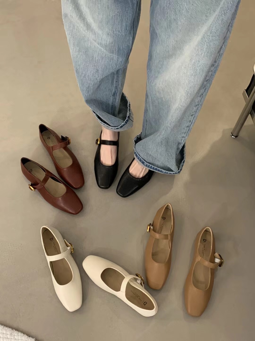 直套式顯瘦瑪莉珍單鞋