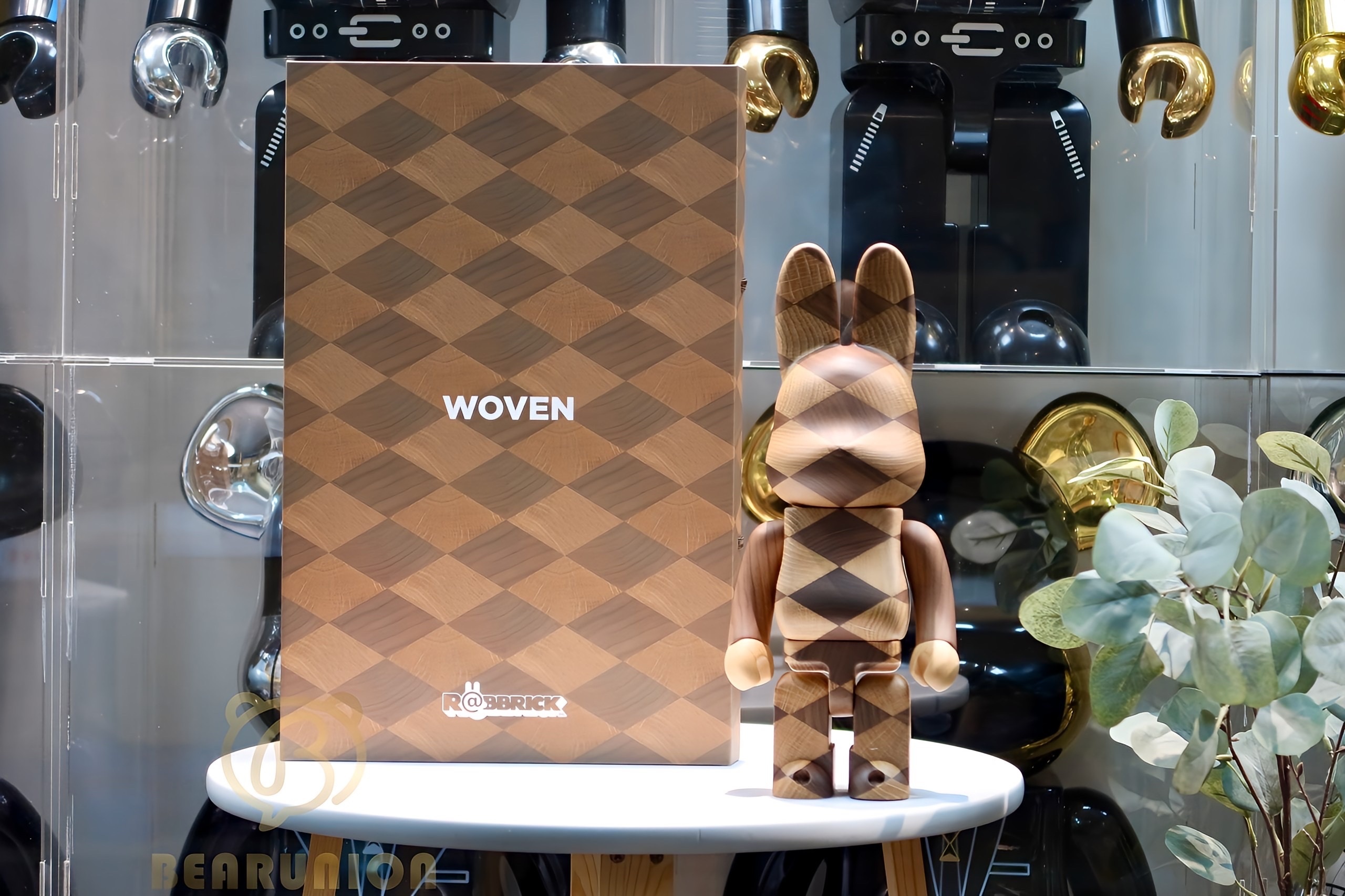 🥇現貨🥇Bearbrick Rabbrick Karimoku Woven 400%