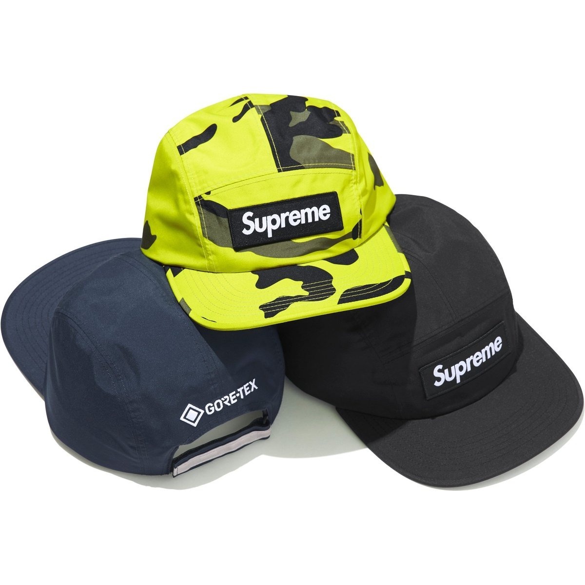 2025SS SUPREME GORE-TEX Camp Cap 厚貼布 防水 防風 五分割帽 BOX LOGO 帽子 現貨