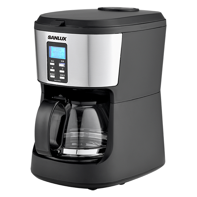 SANLUX 台灣三洋 自動研磨咖啡豆/ 咖啡粉兩用咖啡機(SAC-CP05)