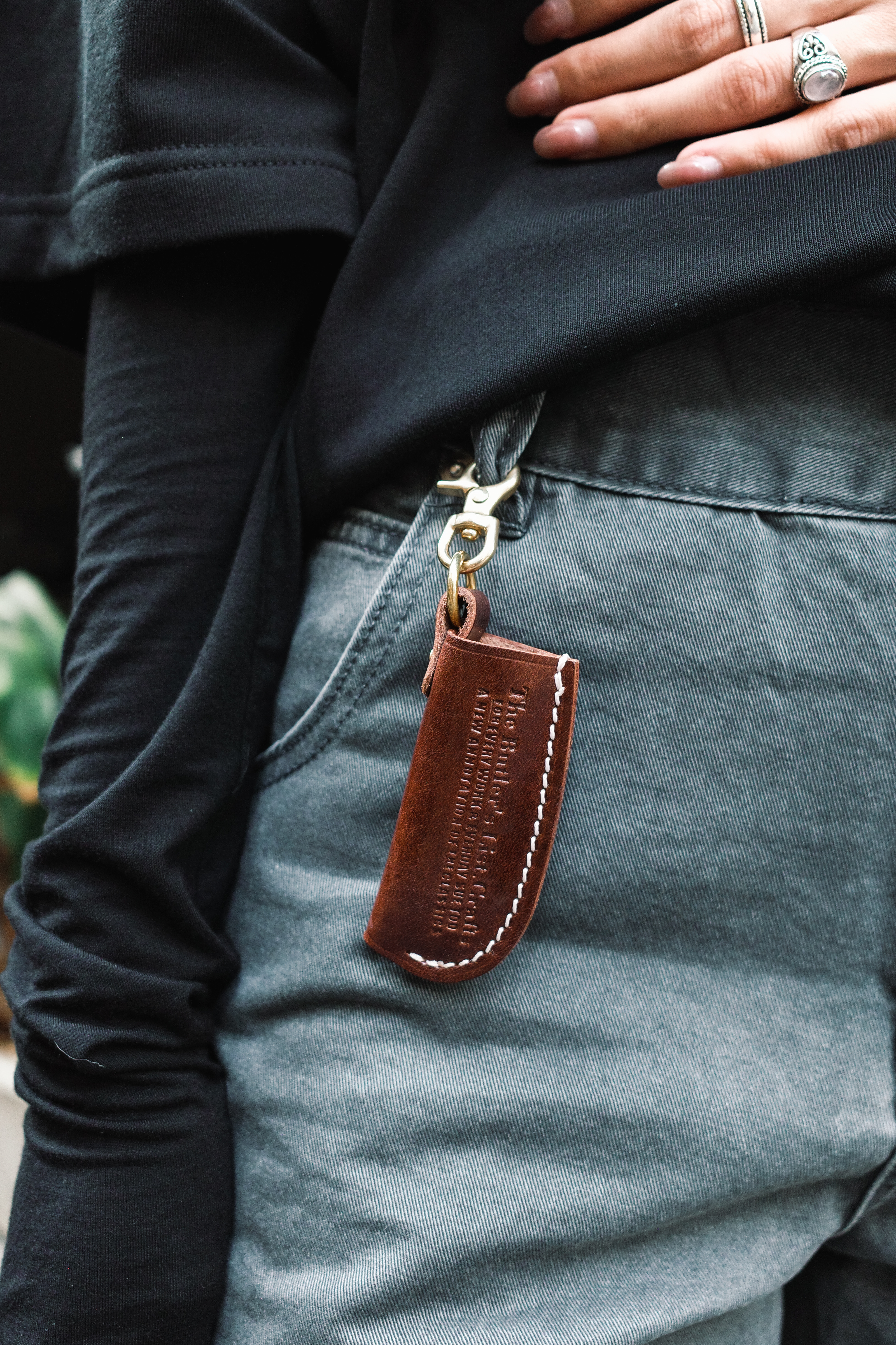 『Always_Good』皮革 壓印 打火機套