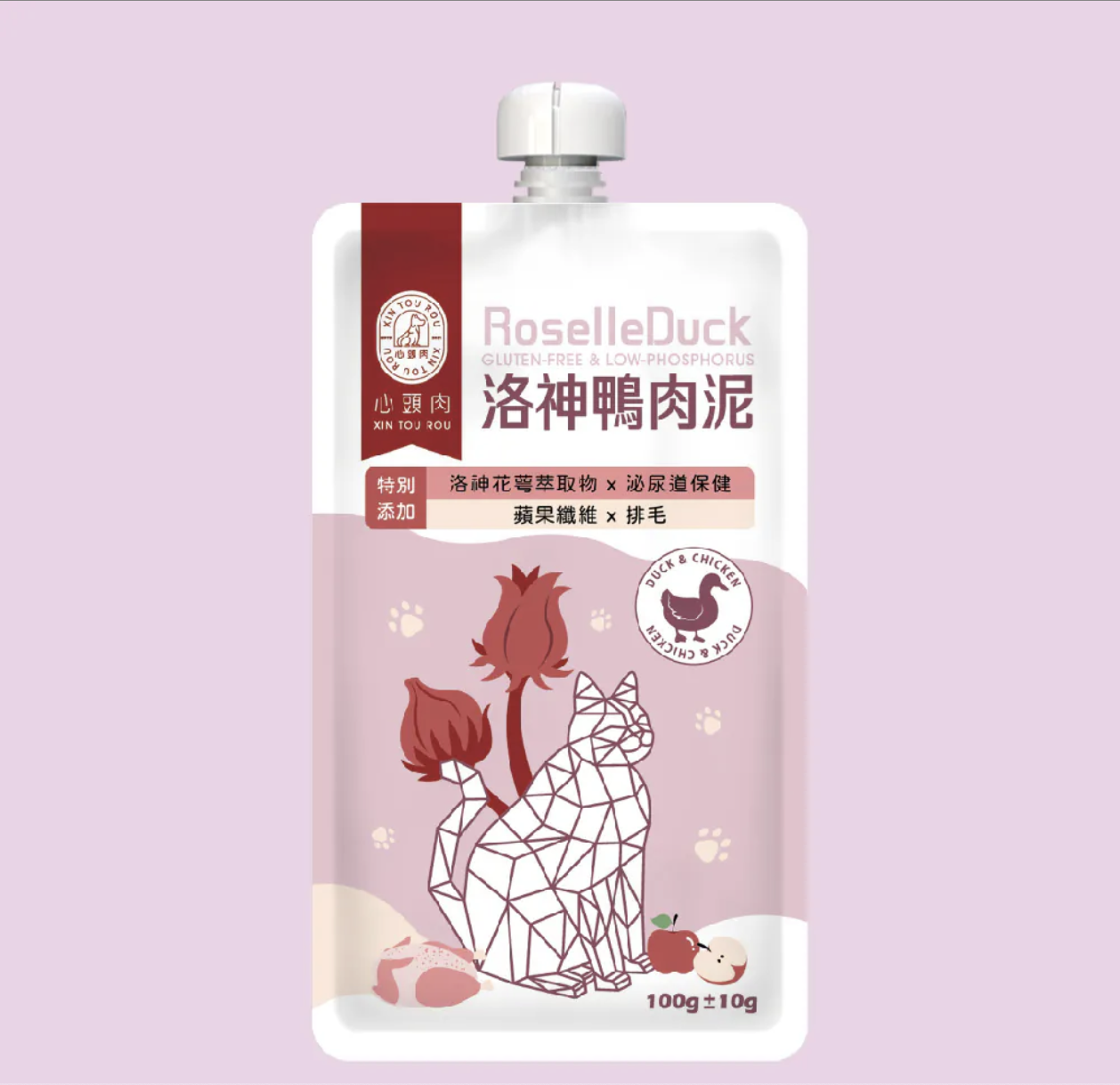 心頭肉 |洛神鴨肉泥(100g)