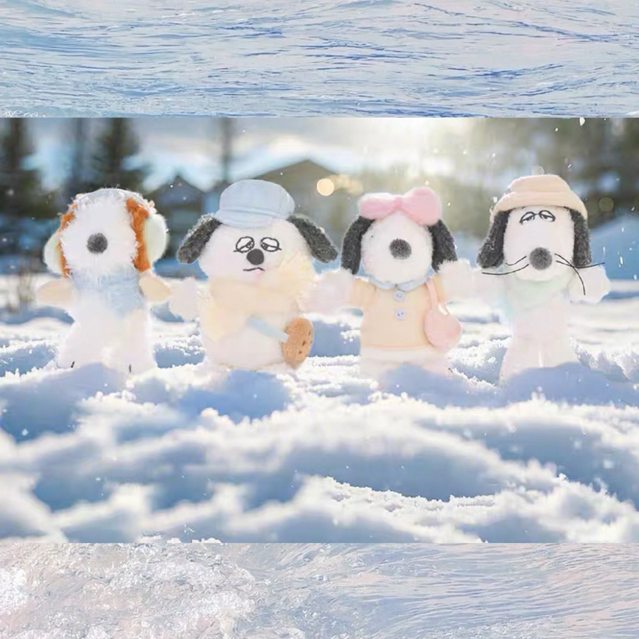 PEANUTS SNOOPY 每次見面的擁抱 吊飾 磁吸 絨毛玩具 史努比 奧拉夫 山莫聯名