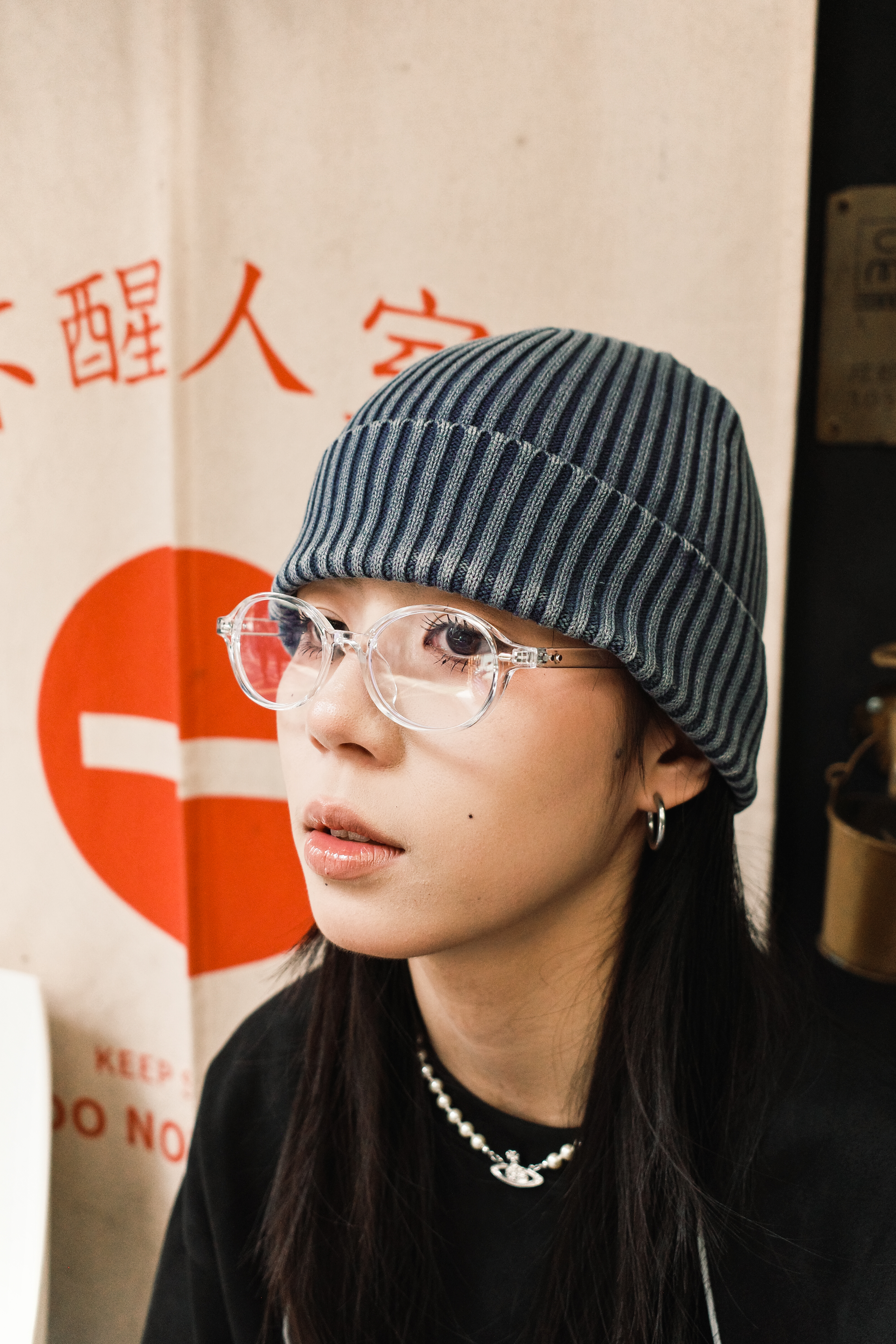 『Always_Good』橢圓 膠框 復古 眼鏡