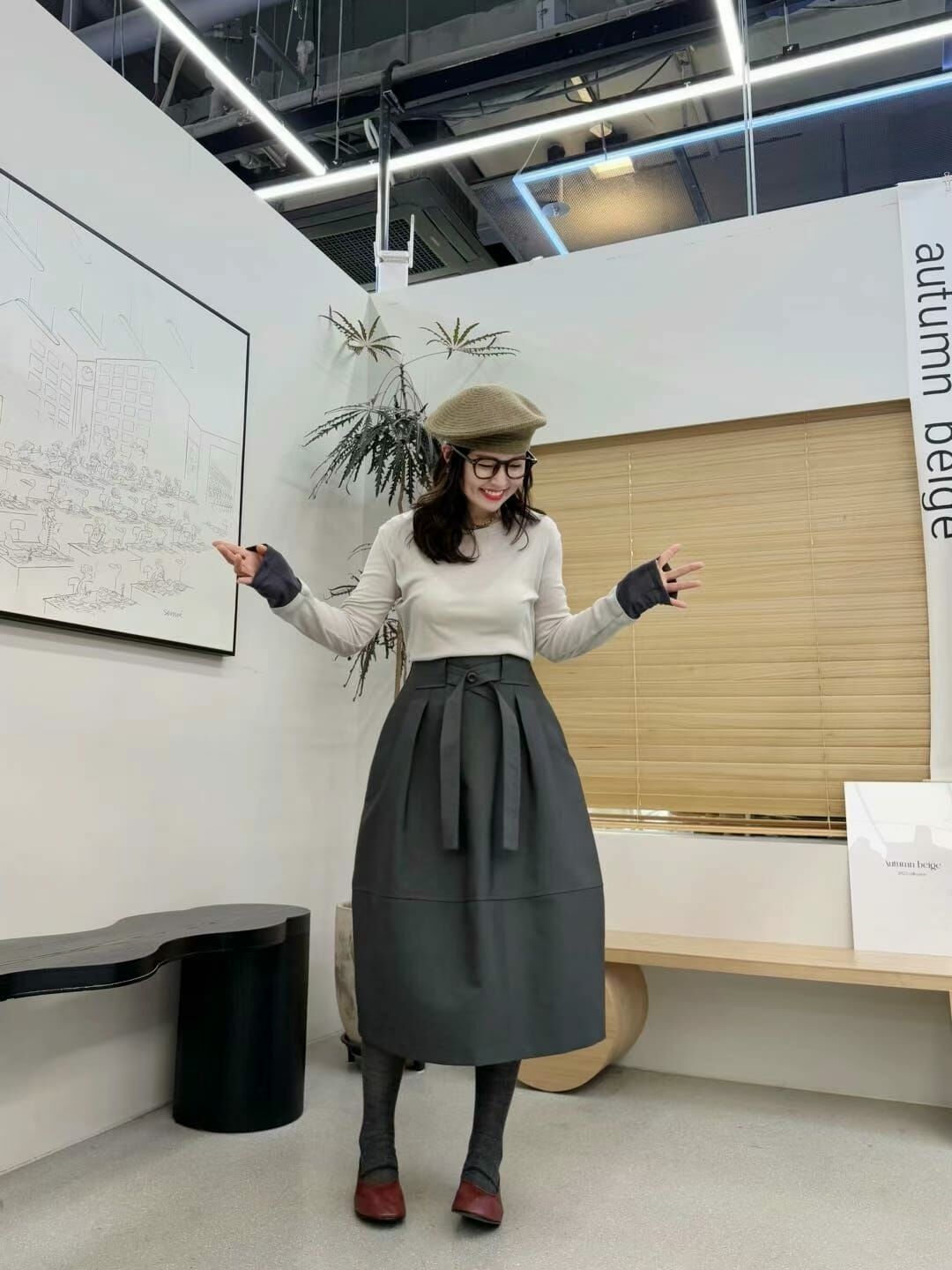 AB40102 雙層手袖Tee