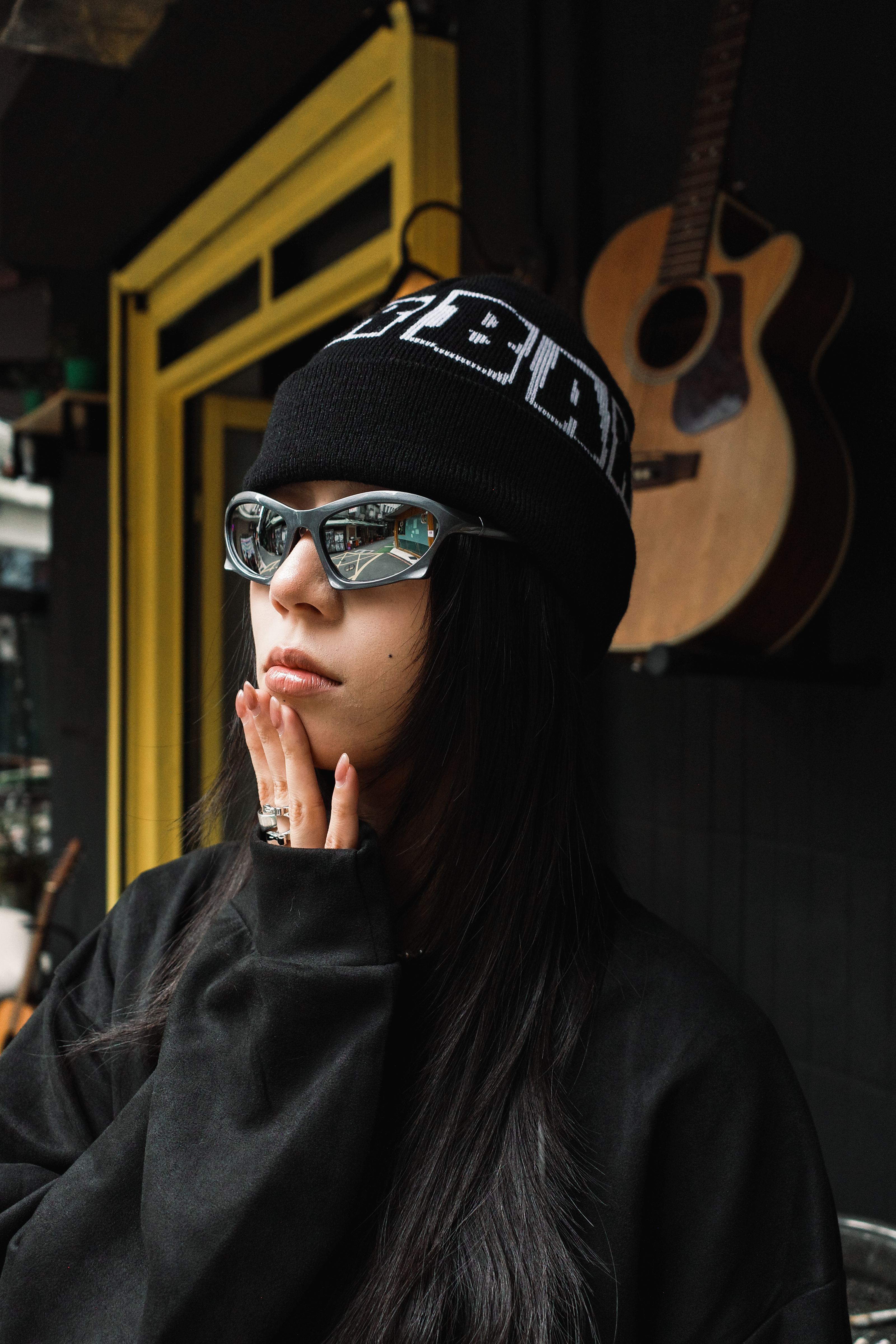 『Always_Good』未來感 變形 不規則框 Y2K 太陽眼鏡