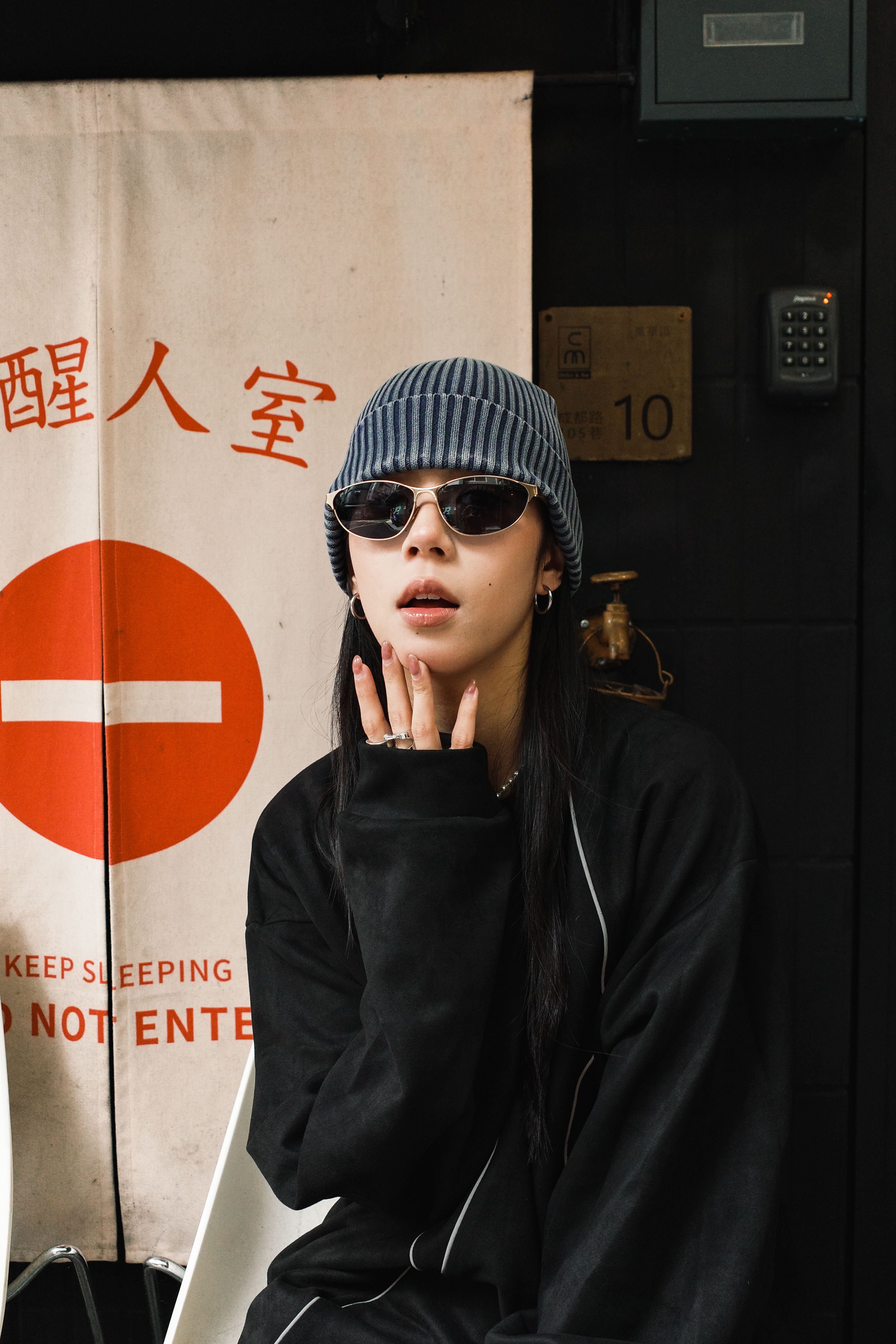 『Always_Good』金屬框 貓眼 Y2K 太陽眼鏡 墨鏡