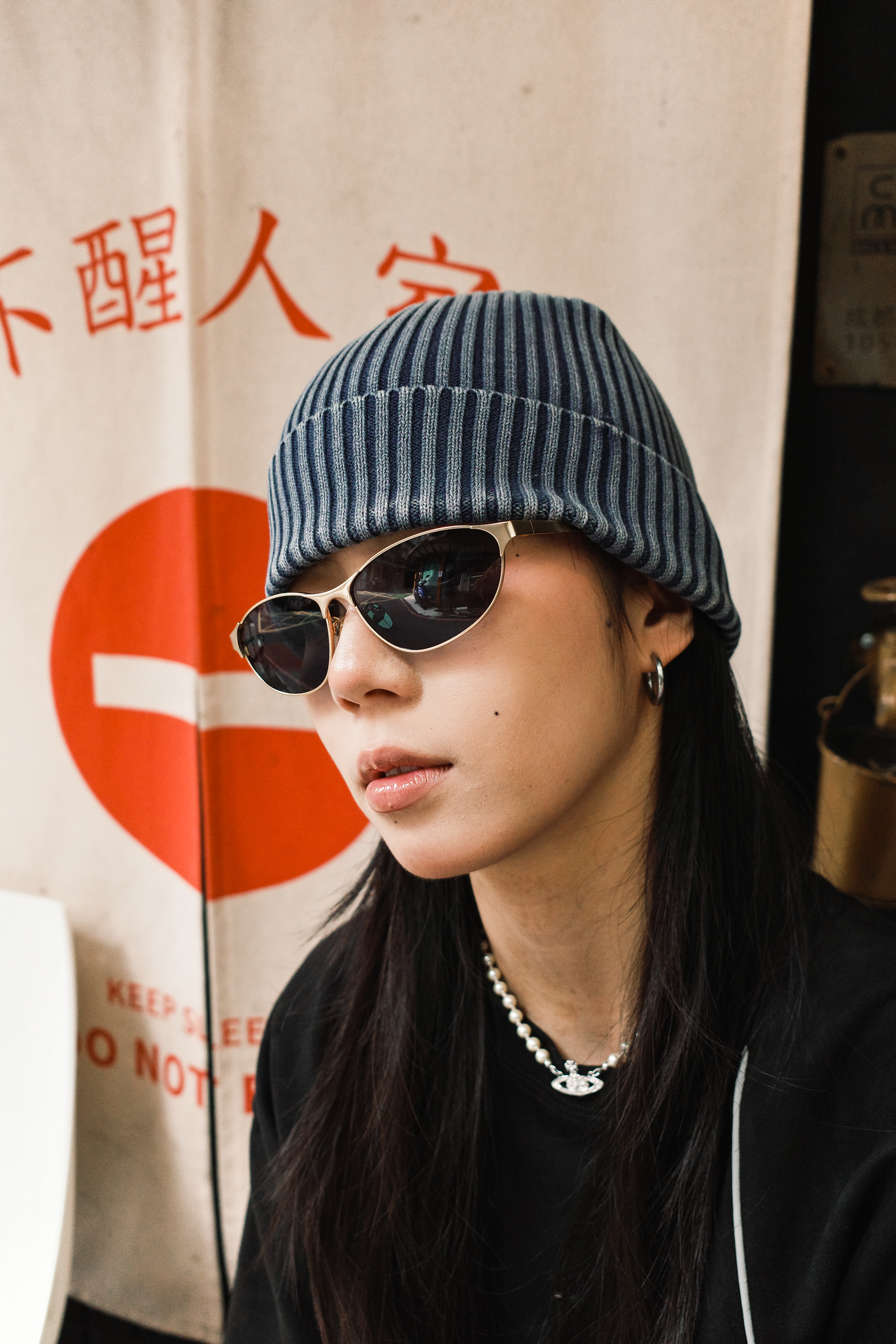 『Always_Good』金屬框 貓眼 Y2K 太陽眼鏡 墨鏡