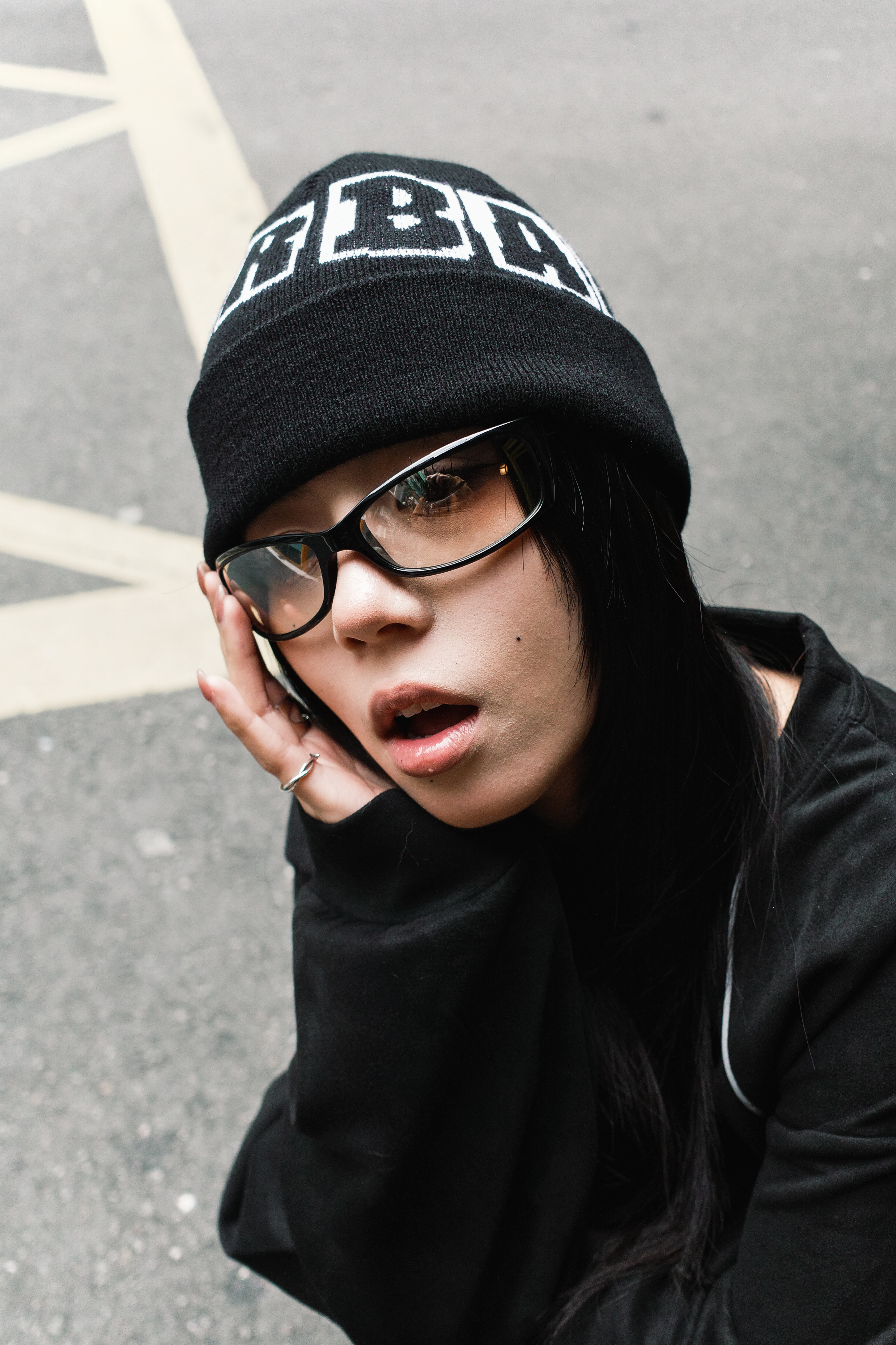 『Always_Good』大鏡面 膠框 Y2K 太陽眼鏡