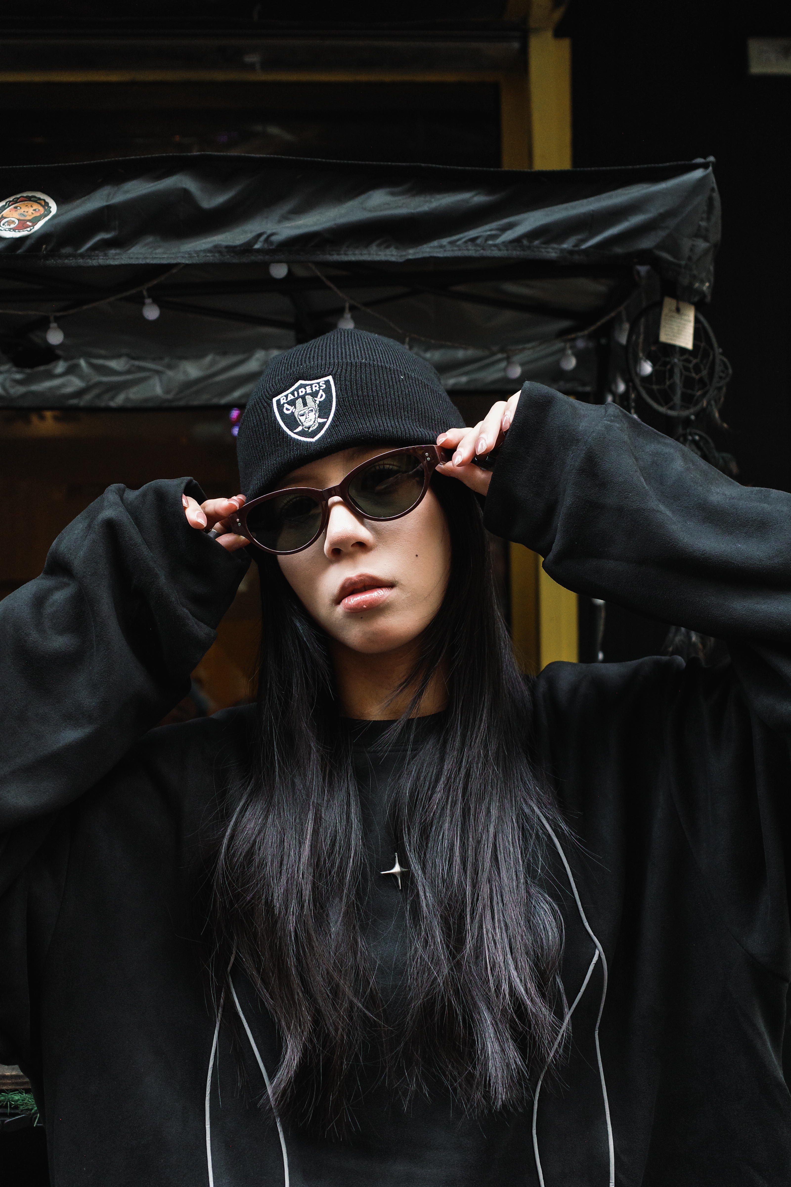 『Always_Good』復古 貓眼 膠框 太陽眼鏡