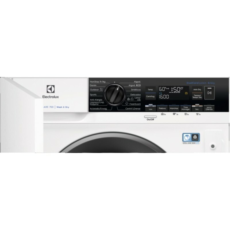 伊萊克斯 Electrolux      EW7W3866OF‧8/4kg/1600轉‧變頻2合1嵌入式洗衣乾衣機‧意大利製造-香港行貨-原廠3年全機保養‧