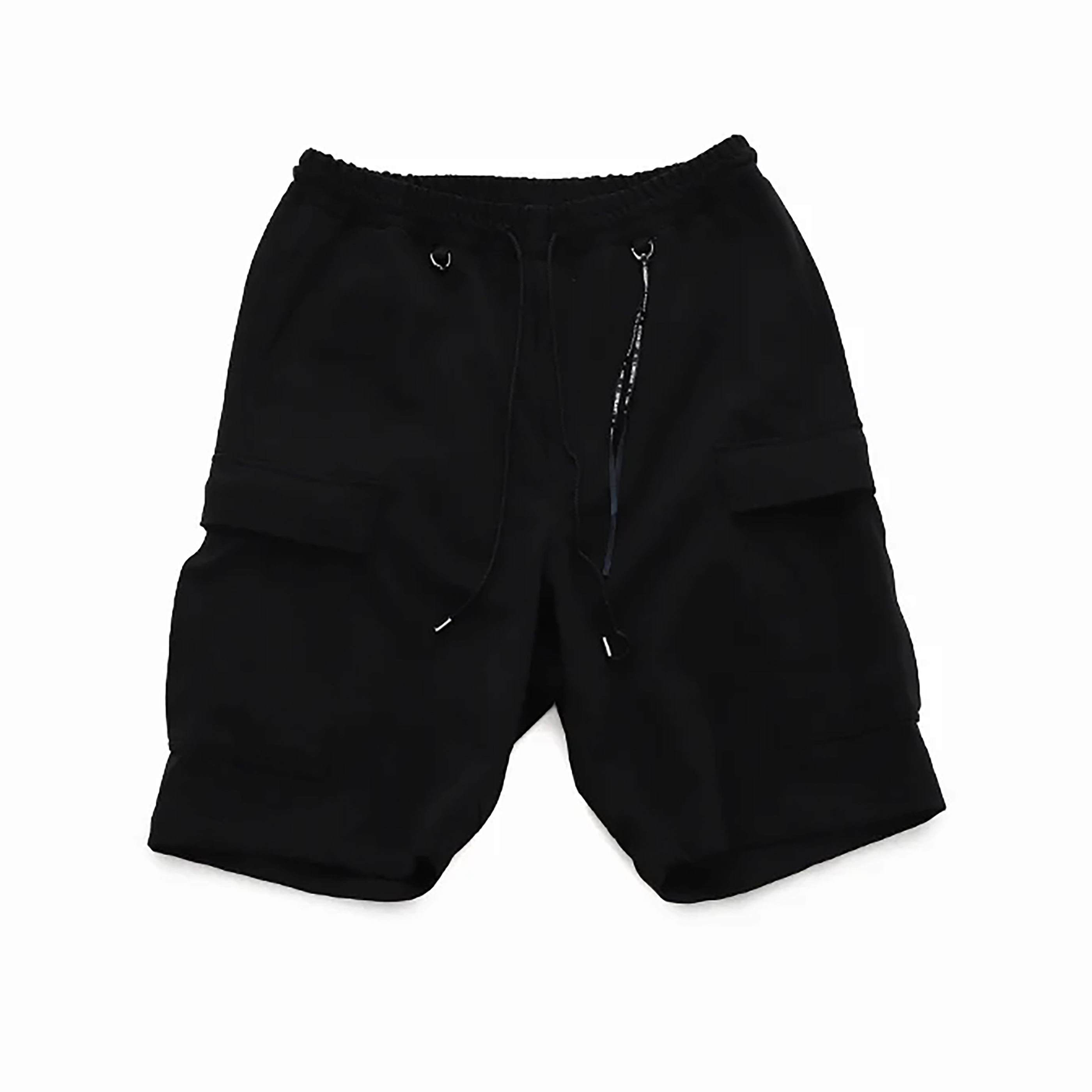 MASTERMIND WORLD MW JERSEY CARGO SHORT SS25 雙骷髏 工裝 短褲 黑色-MW25S14-PA040