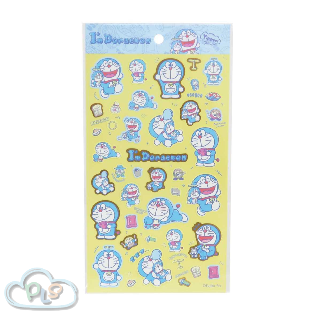現貨 貼紙 黃色 I’m Doraemon #22723