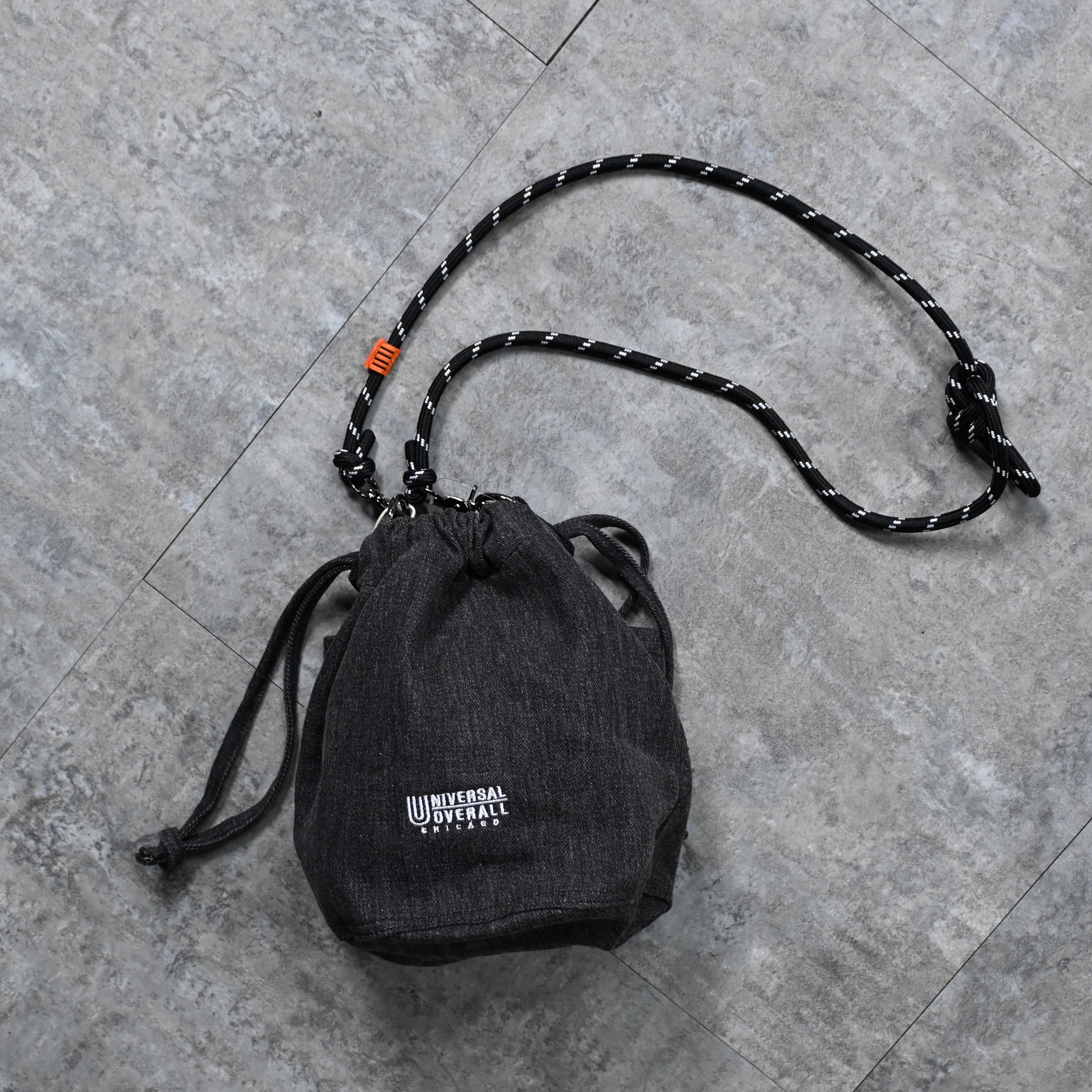 Universal Overall JP Denim Drawstring Bag